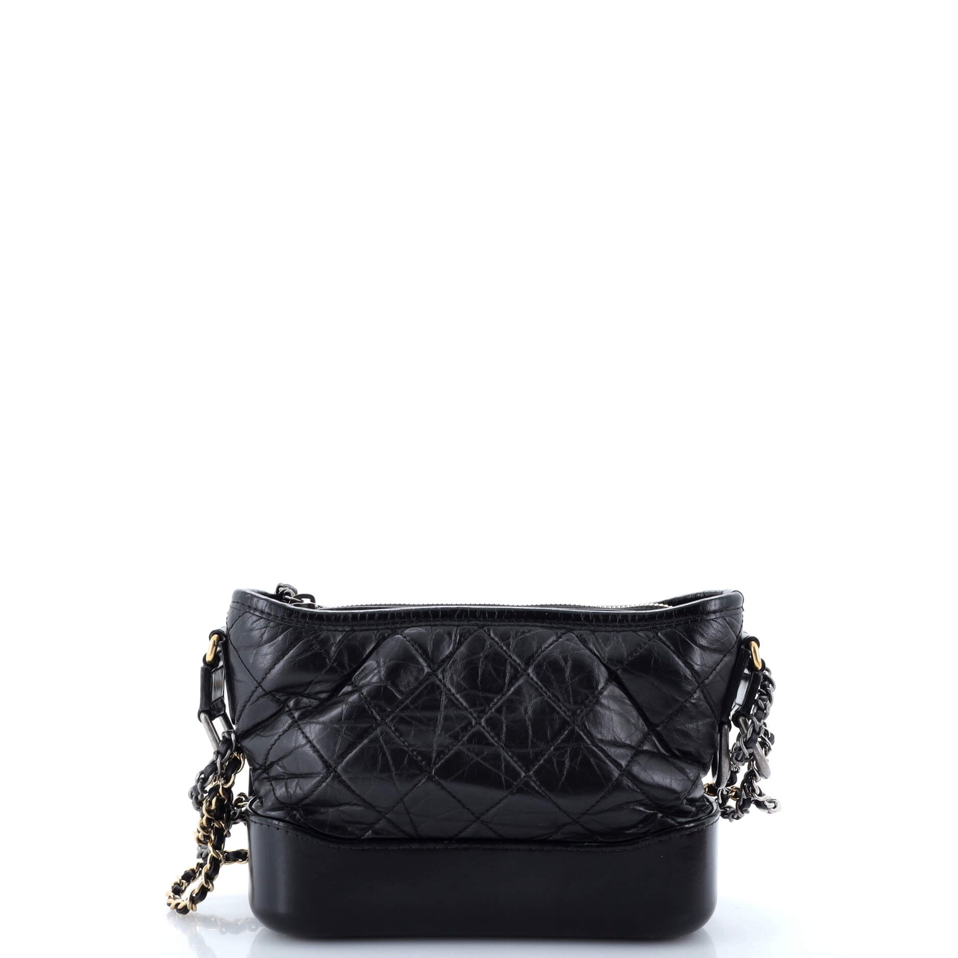 Gabrielle Hobo Embellished Quilted Aged Calfskin Small