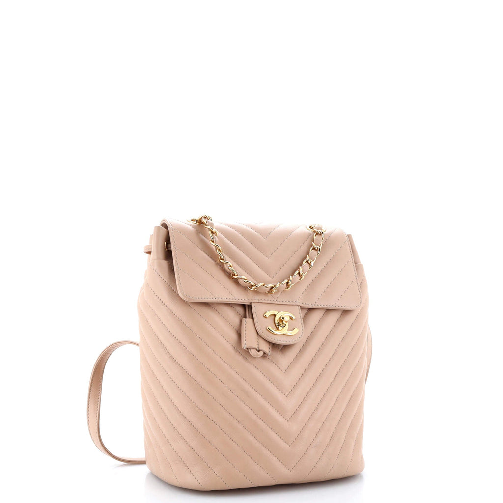 Urban Spirit Backpack Chevron Leather Small
