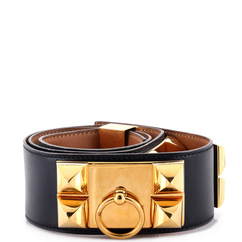 Collier de Chien Belt Leather Wide 70