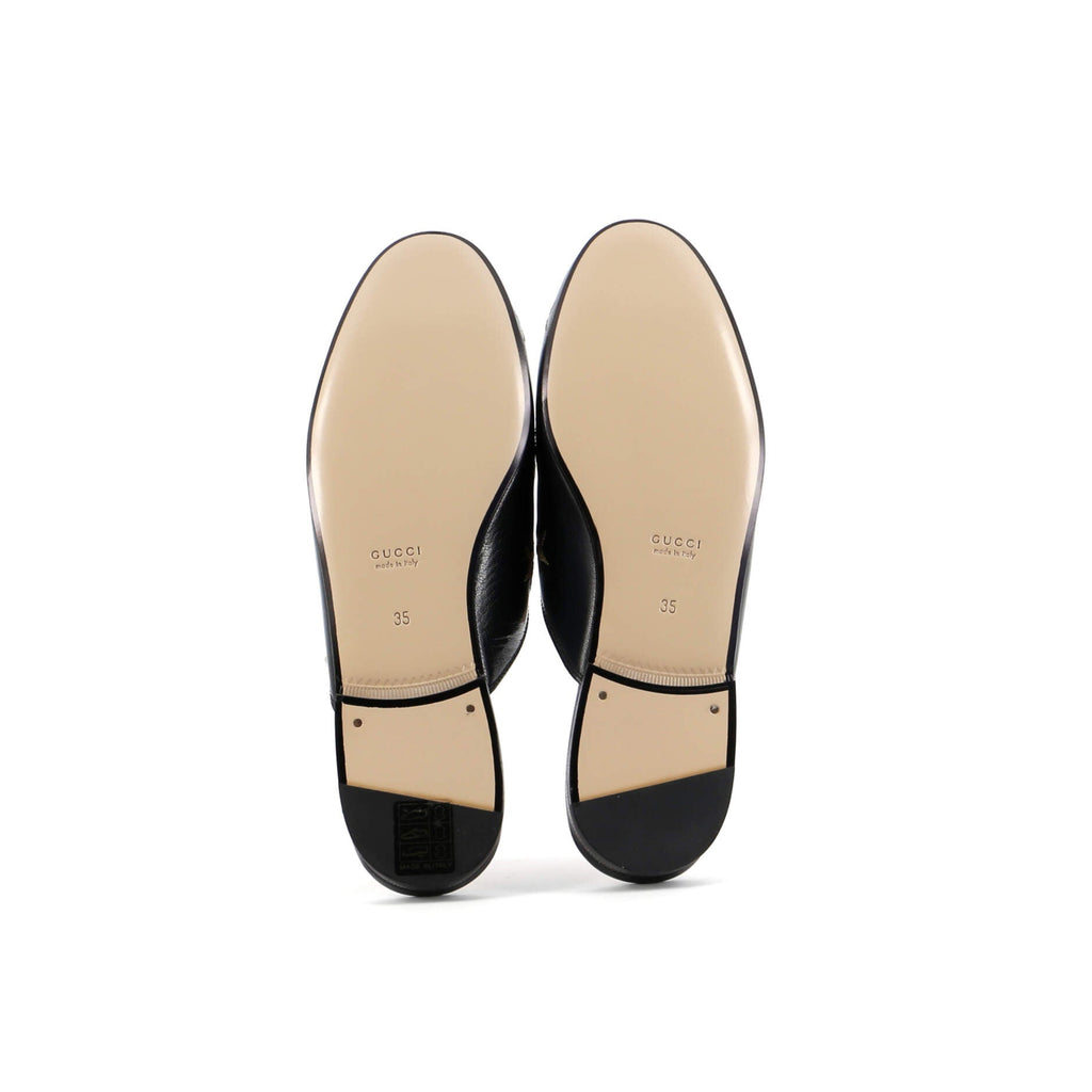 Women's Princetown Mules Embroidered Leather