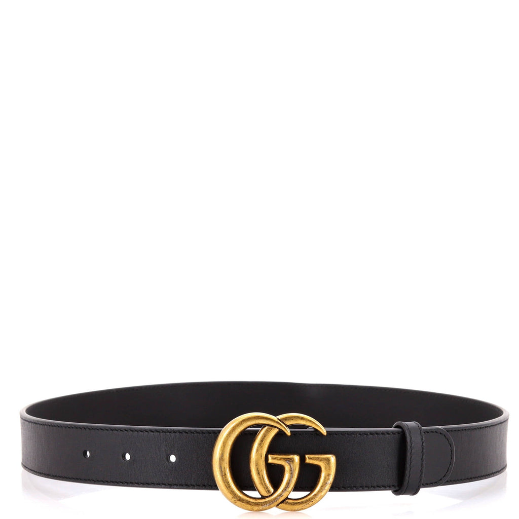 GG Marmont Belt Leather Thin 80