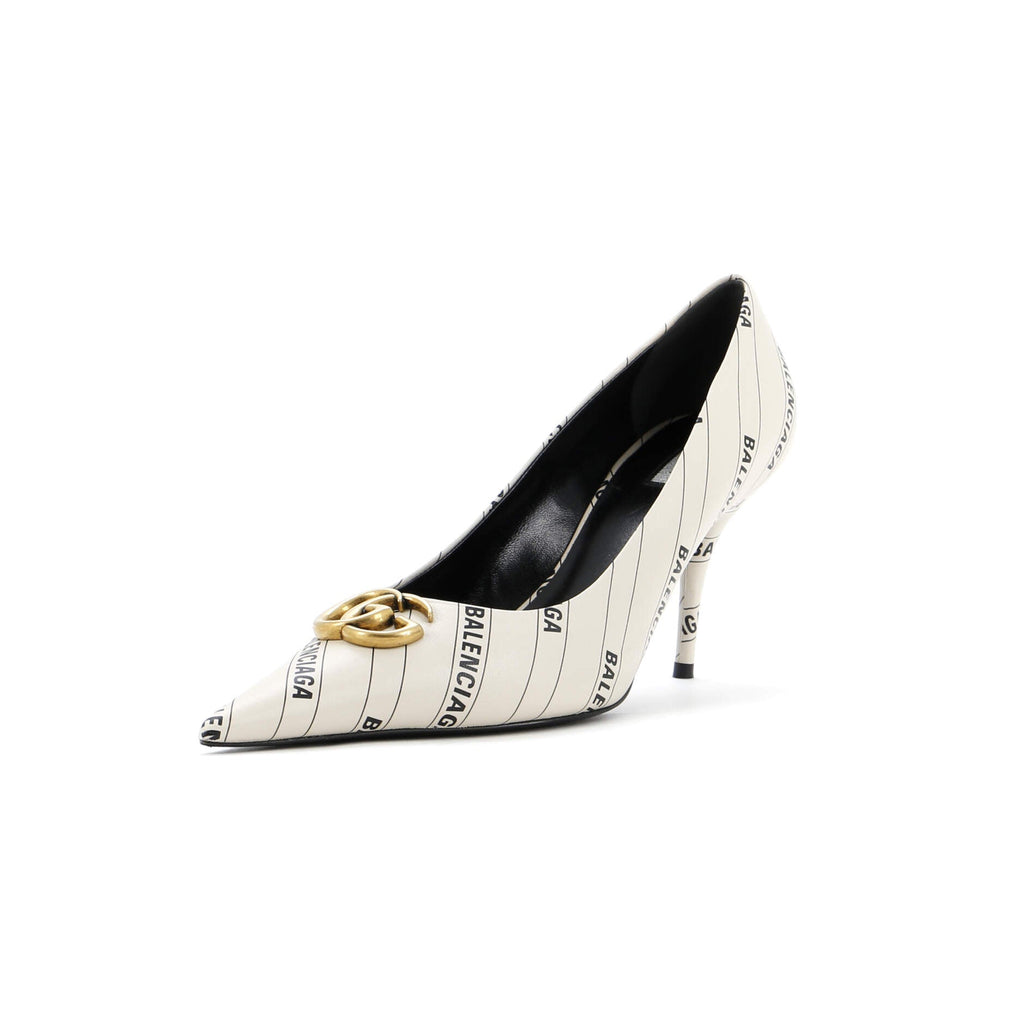 x Balenciaga The Hacker Project Women's Knife Pumps Printed Leather