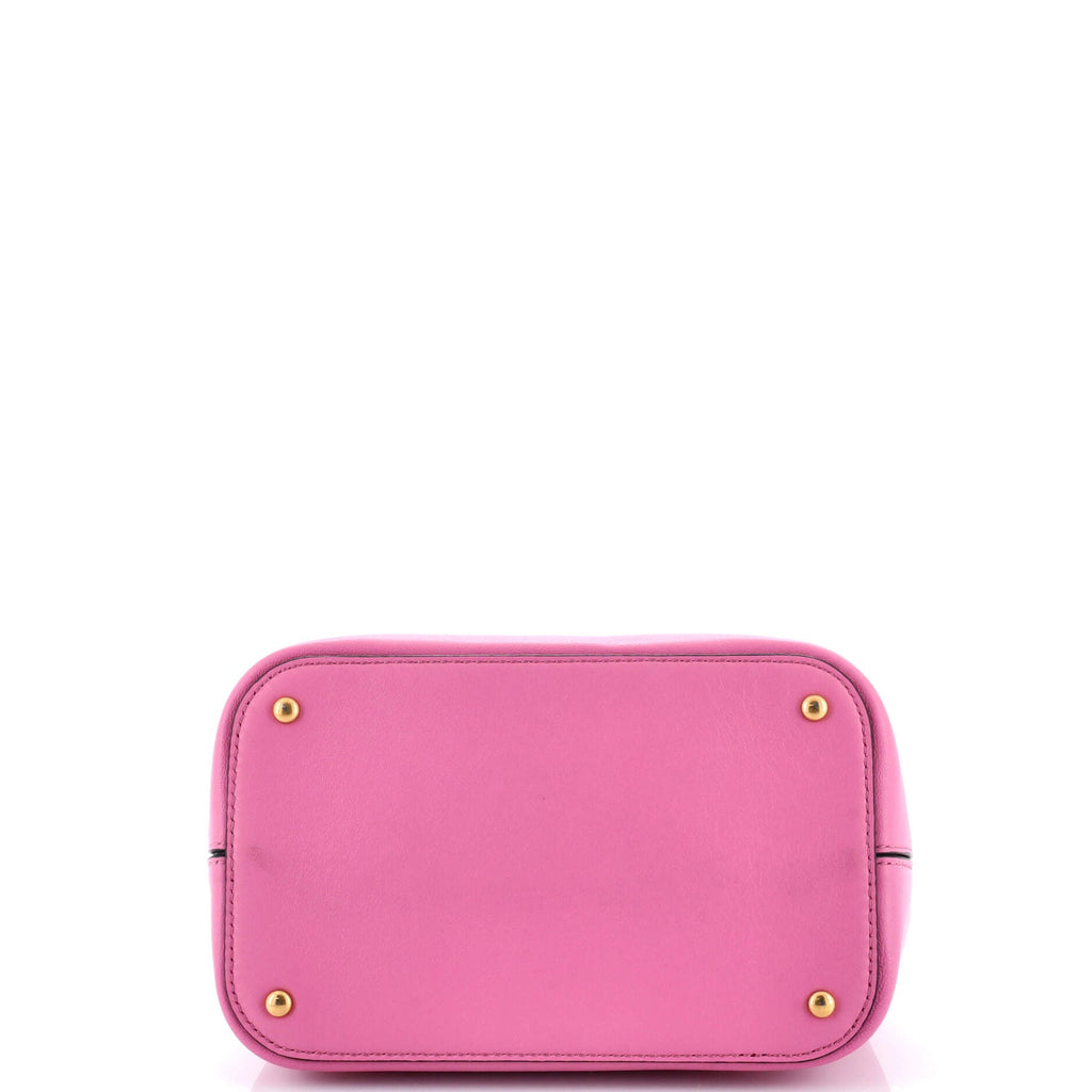 SuperVee Bucket Crossbody Bag Leather Mini