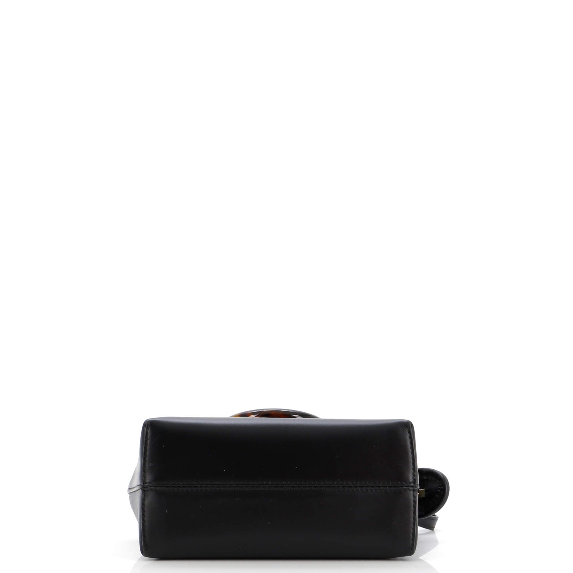 Logo By The Way Top Handle Bag Embossed Leather Mini