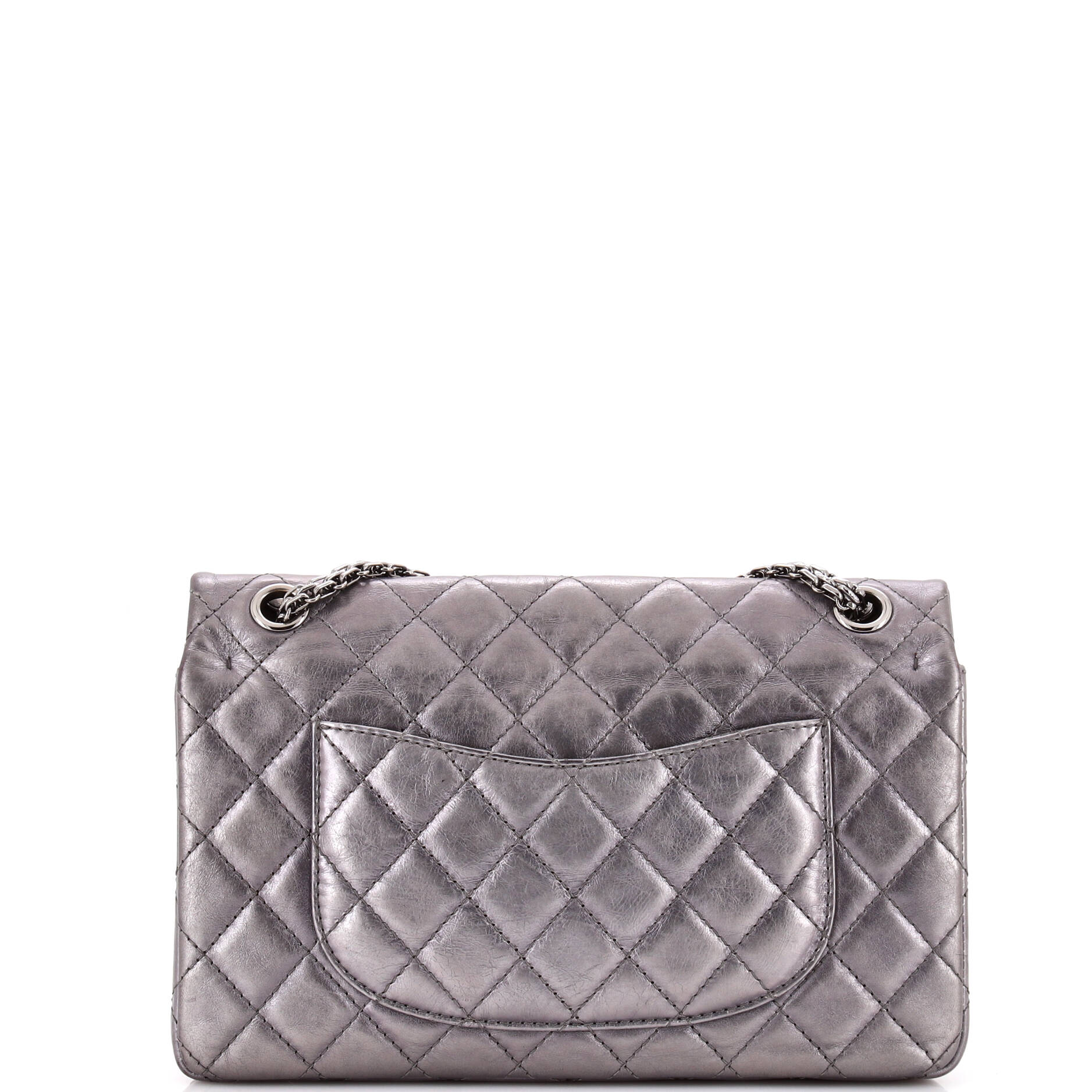 Reissue 2.55 Flap Bag Quilted Metallic Aged Calfskin 226
