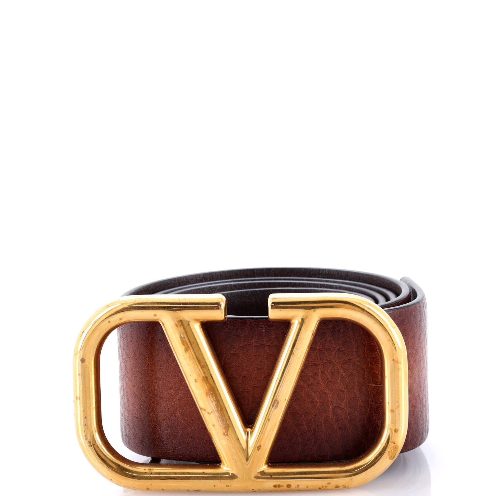 VLogo Belt Leather Extra Wide 80
