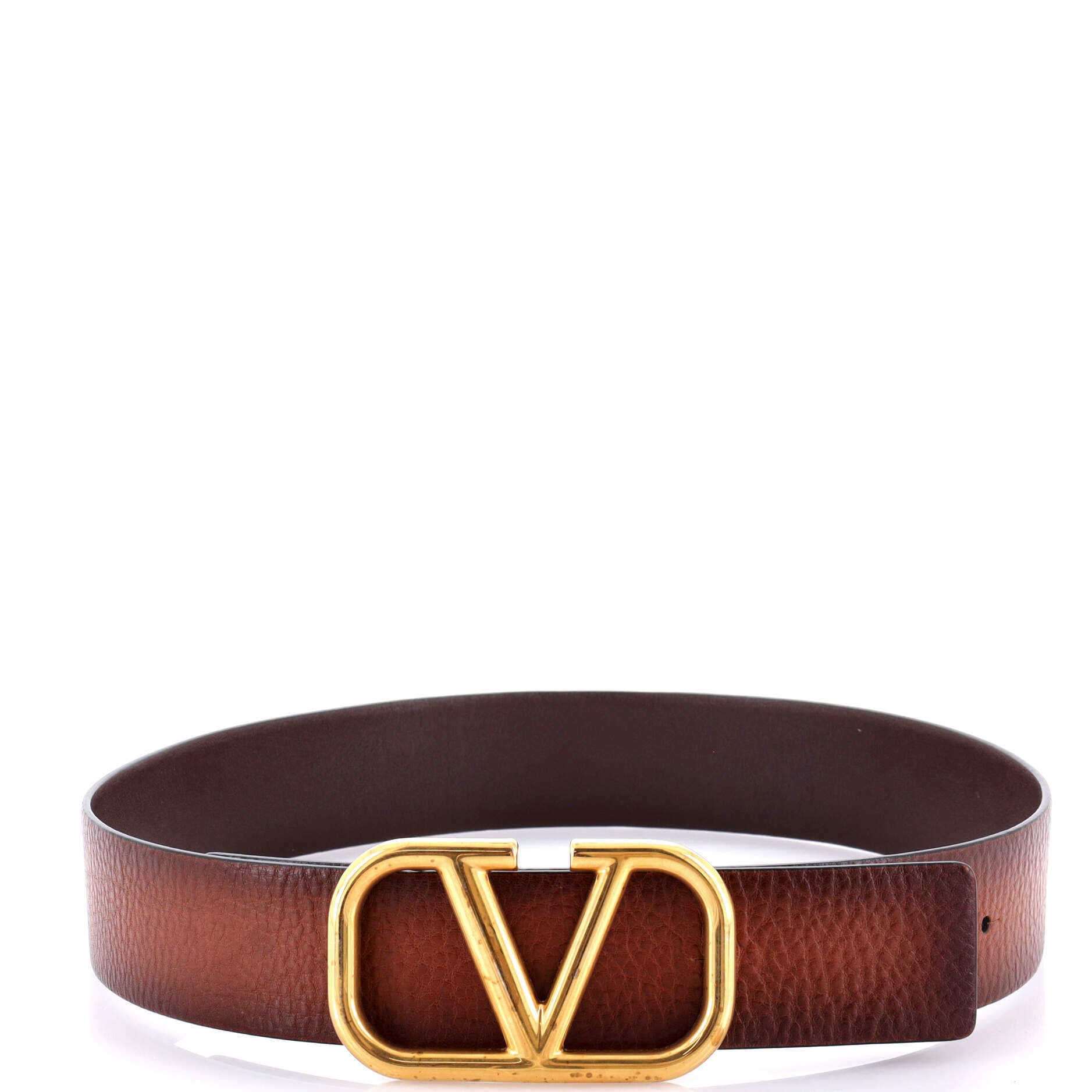 VLogo Belt Leather Extra Wide 80