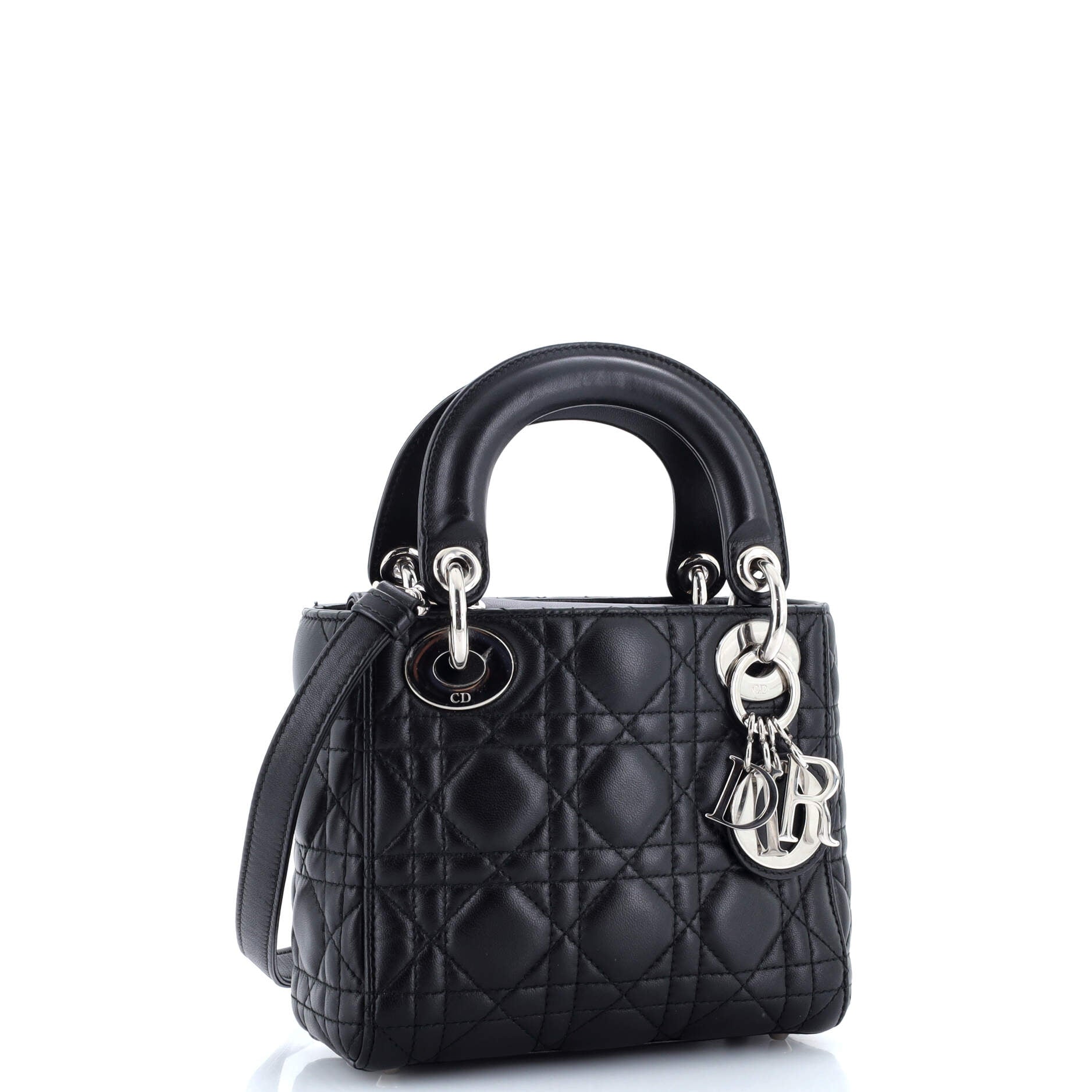 Lady Dior Bag Cannage Quilt Lambskin Mini