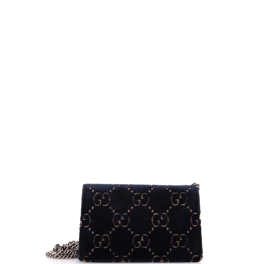 Dionysus Bag GG Velvet Super Mini