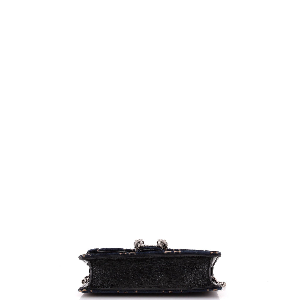 Dionysus Bag GG Velvet Super Mini