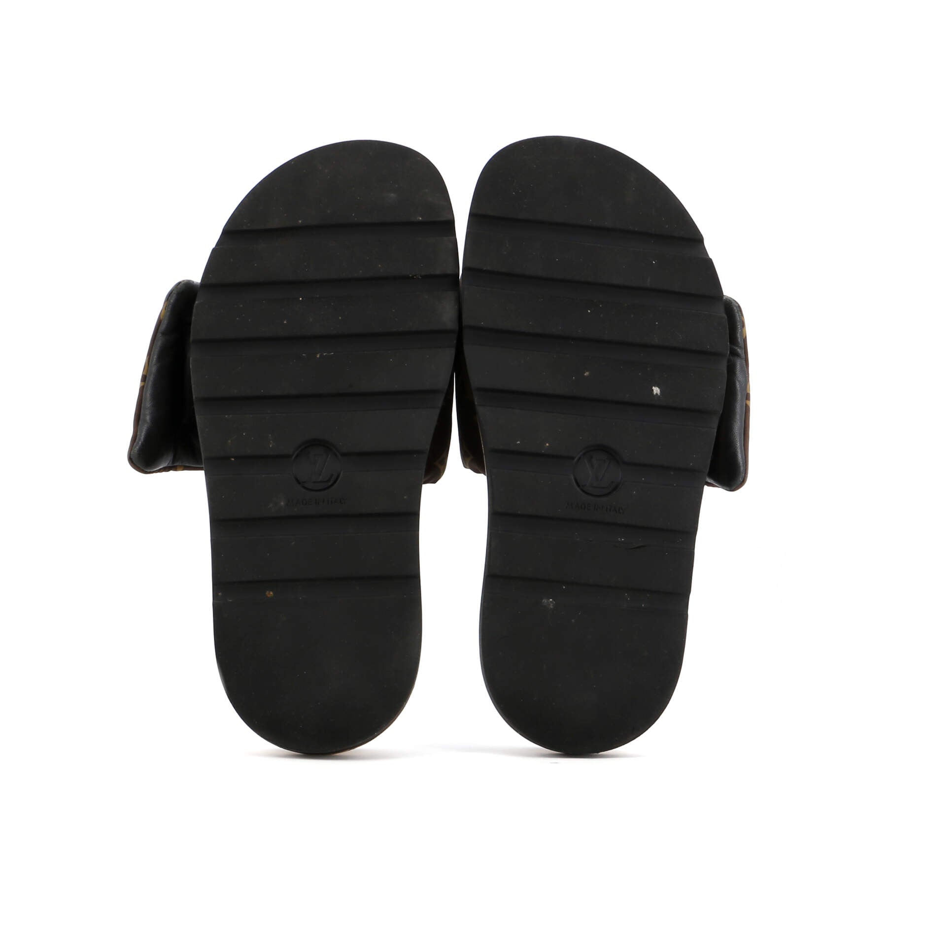 Women's Pool Pillow Comfort Mule Sandals Monogram Nylon