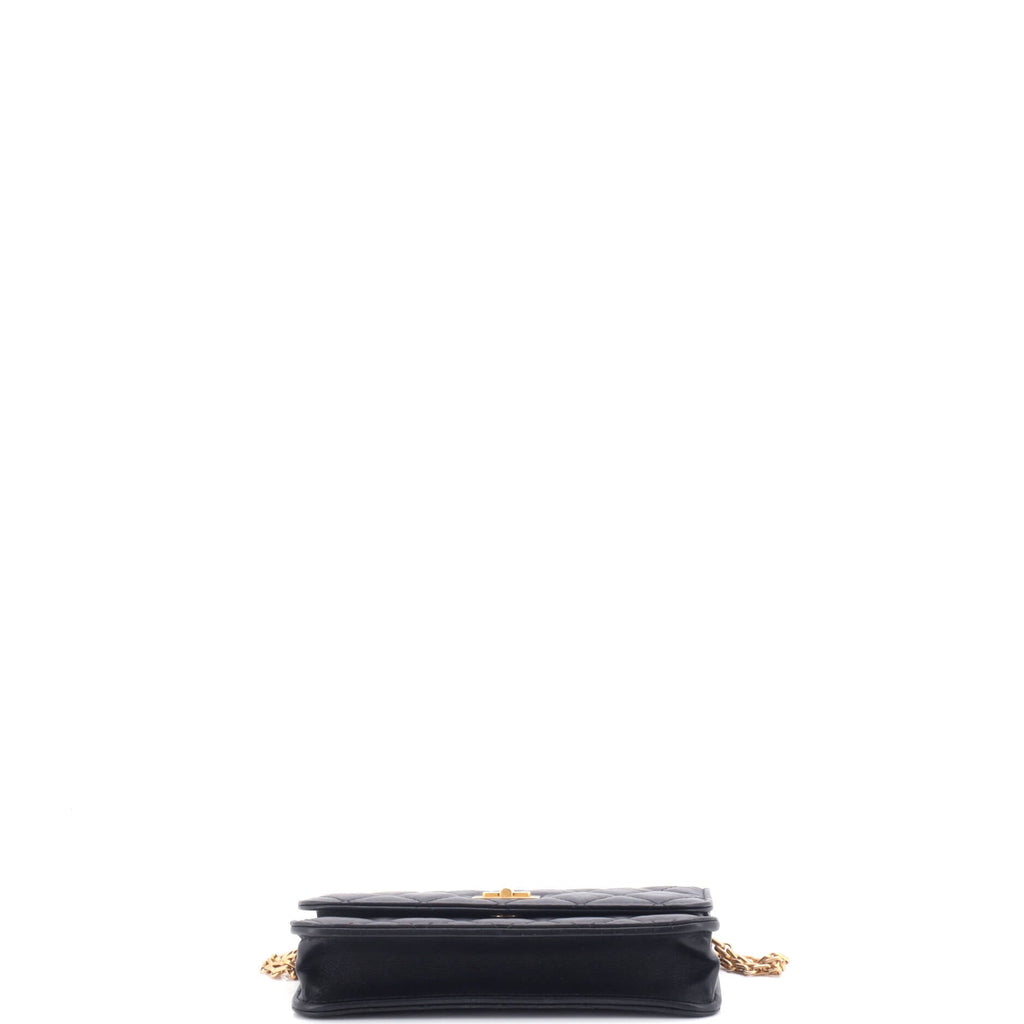 Reissue 2.55 Flap Phone Holder with Chain Quilted Aged Calfskin