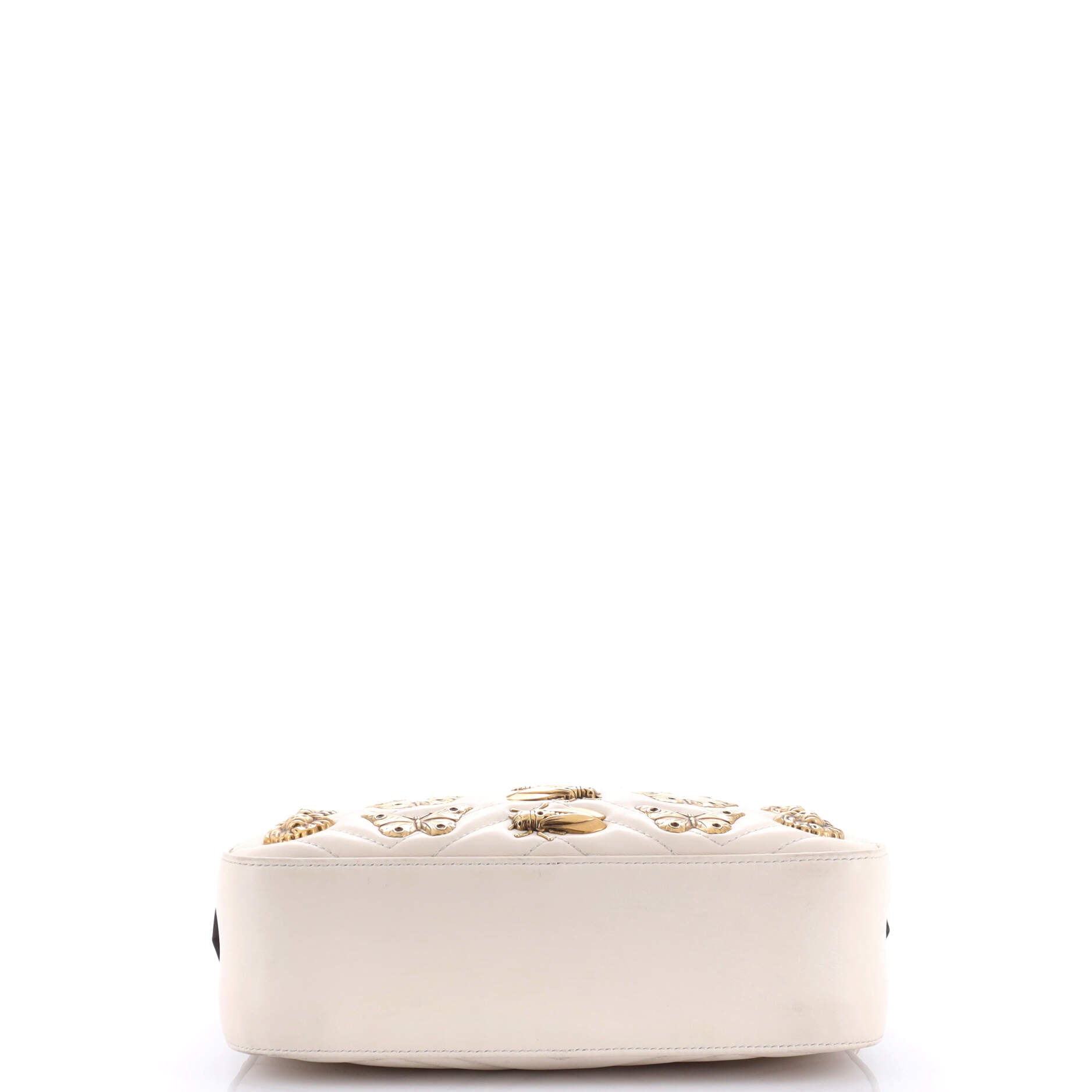 GG Marmont Shoulder Bag Embellished Matelasse Leather Small