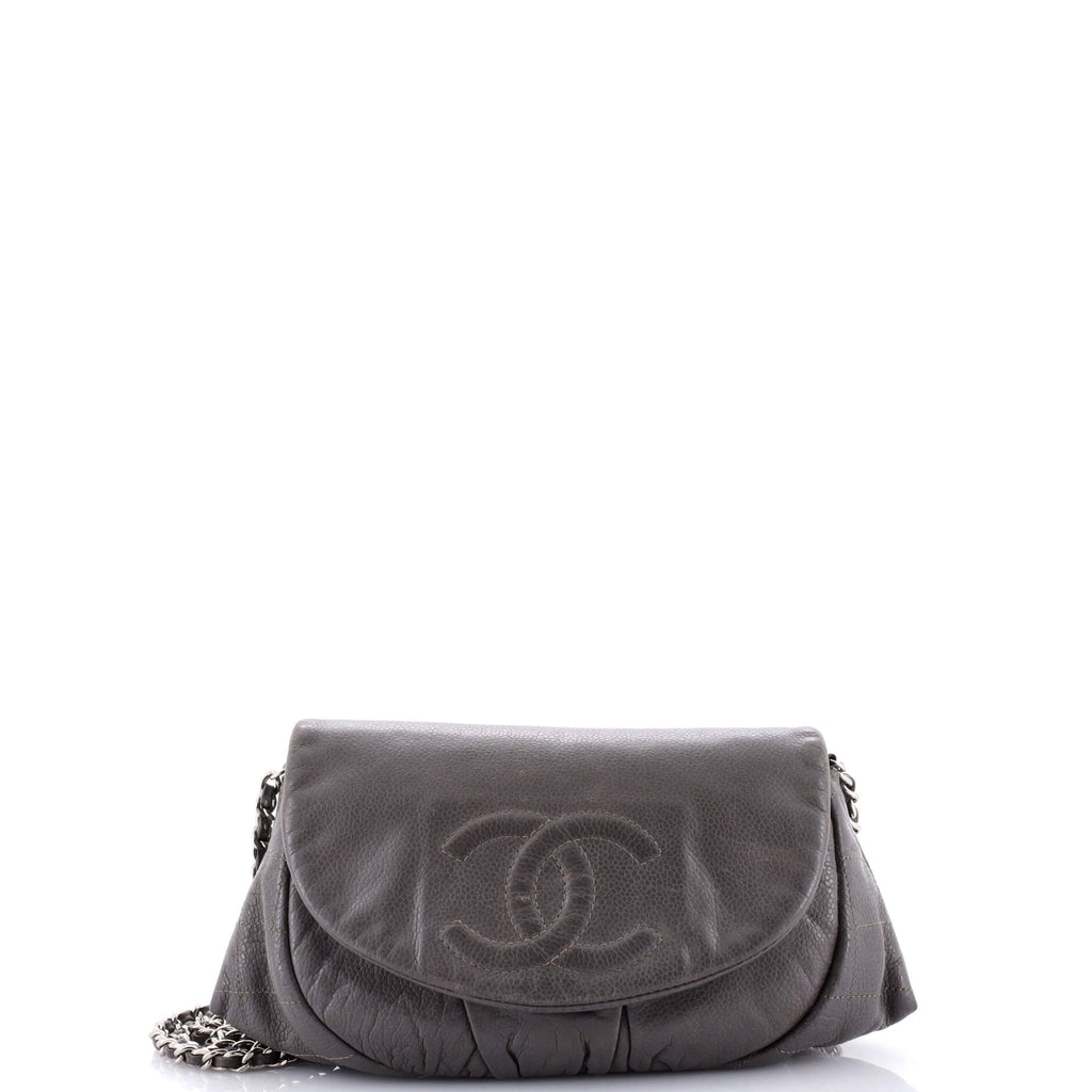 Half Moon Wallet on Chain Caviar