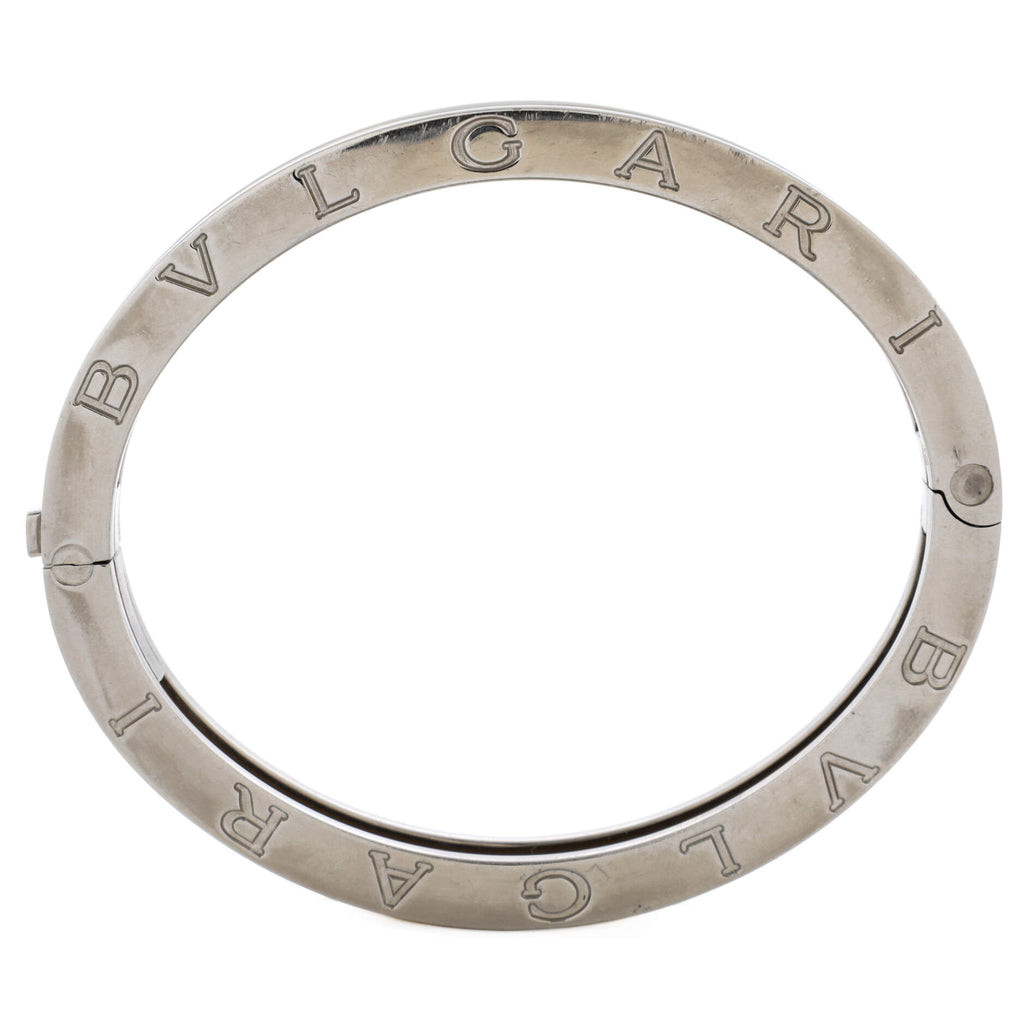 B.Zero1 Hinged Bangle Bracelet 18K Yellow Gold and Stainless Steel 7mm