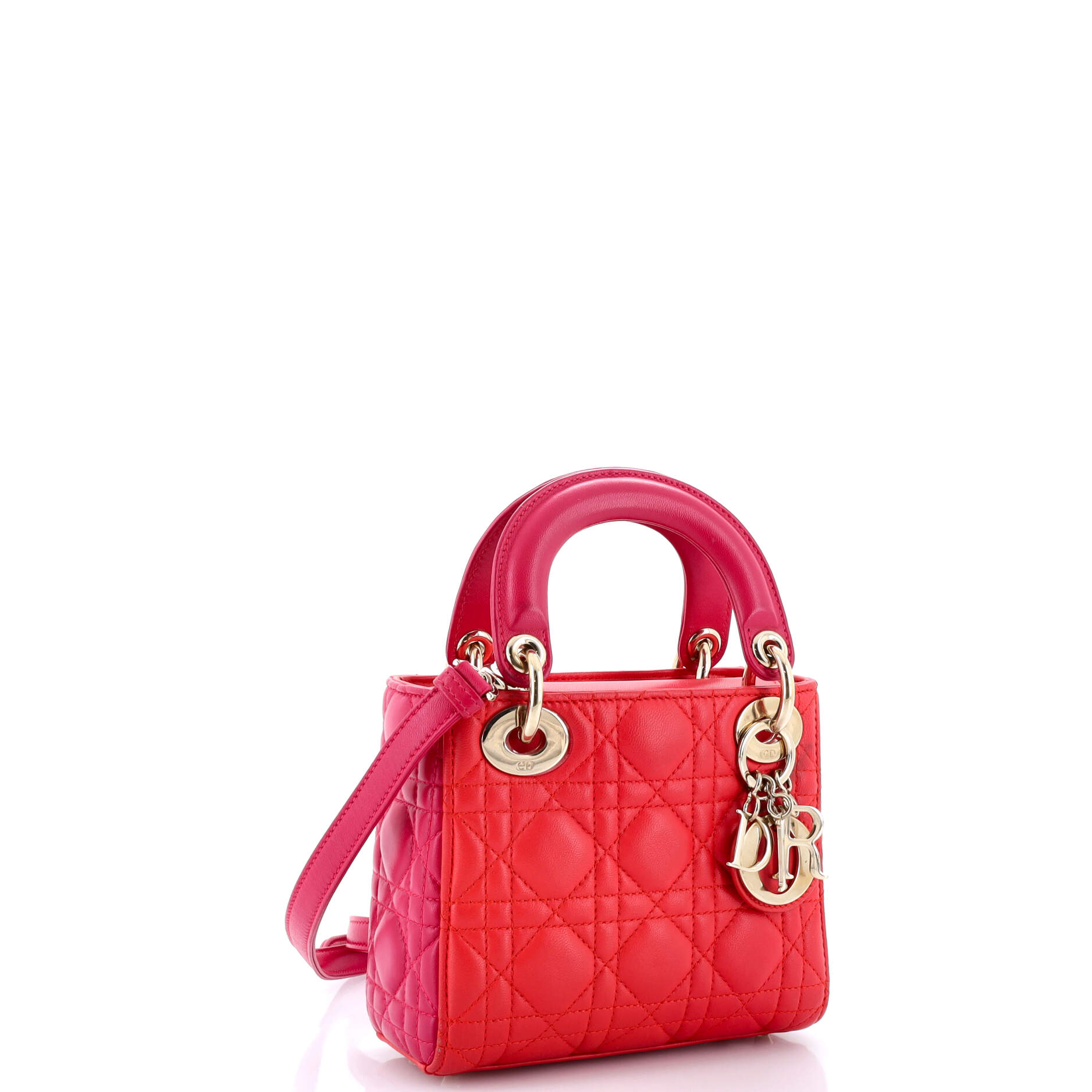 Lady Dior Bag Cannage Quilt Lambskin Mini