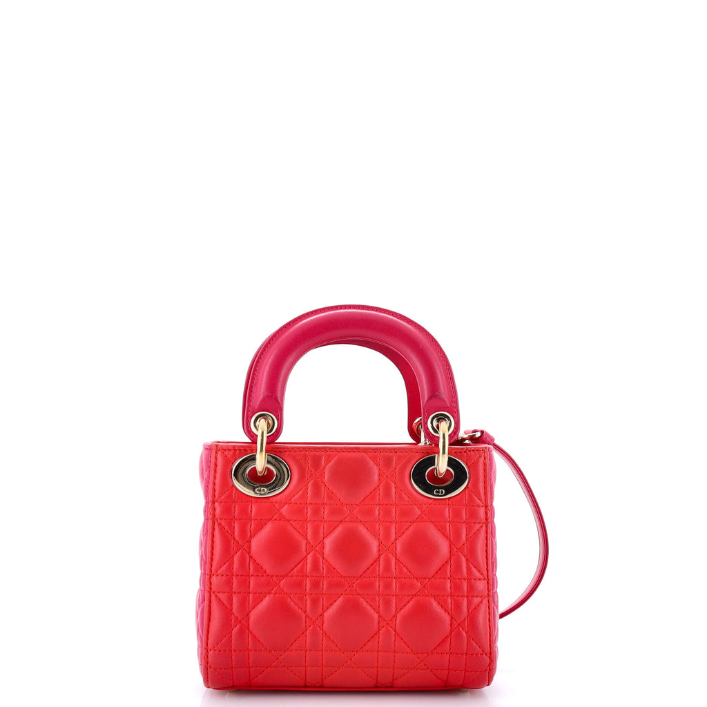 Lady Dior Bag Cannage Quilt Lambskin Mini