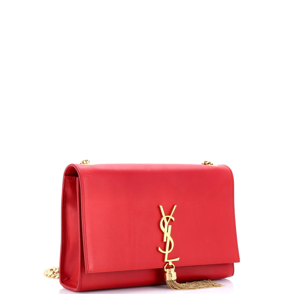 Classic Monogram Tassel Crossbody Bag Leather Medium
