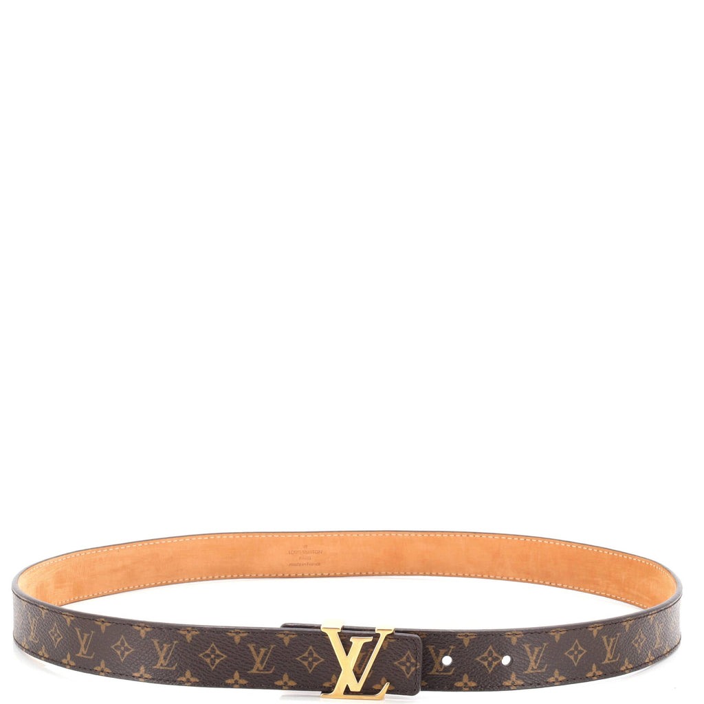LV Initiales Belt Monogram Canvas Thin 85