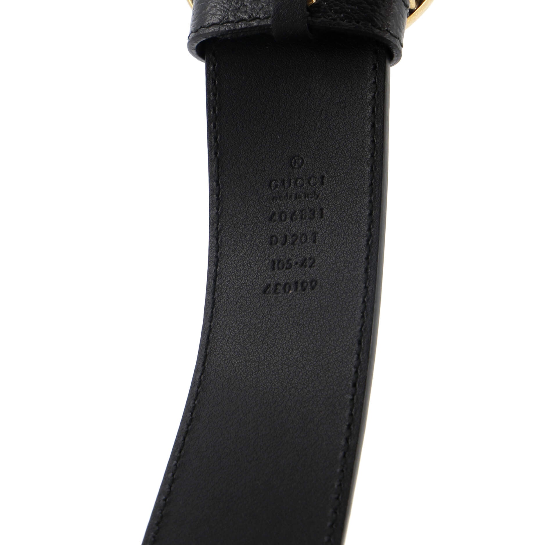 GG Marmont Belt Leather Wide 105