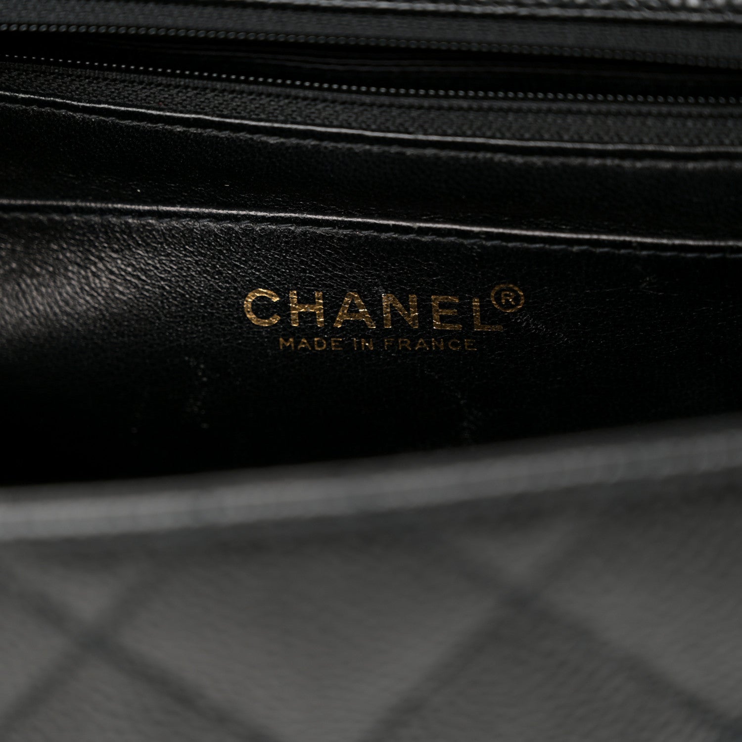 Caviar Quilted Jumbo Kelly Flap Black