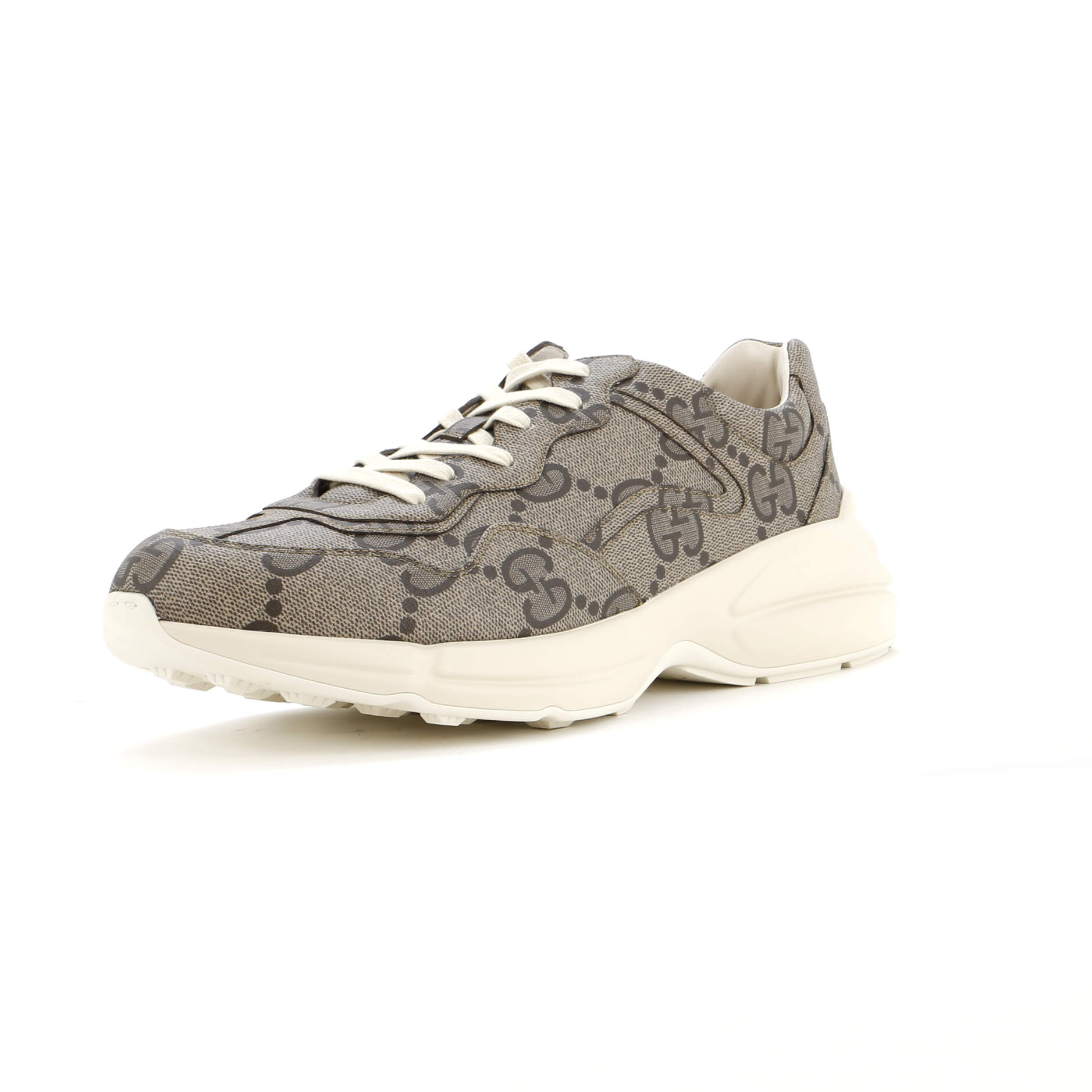 Rhyton Sneakers Jumbo GG Coated Canvas