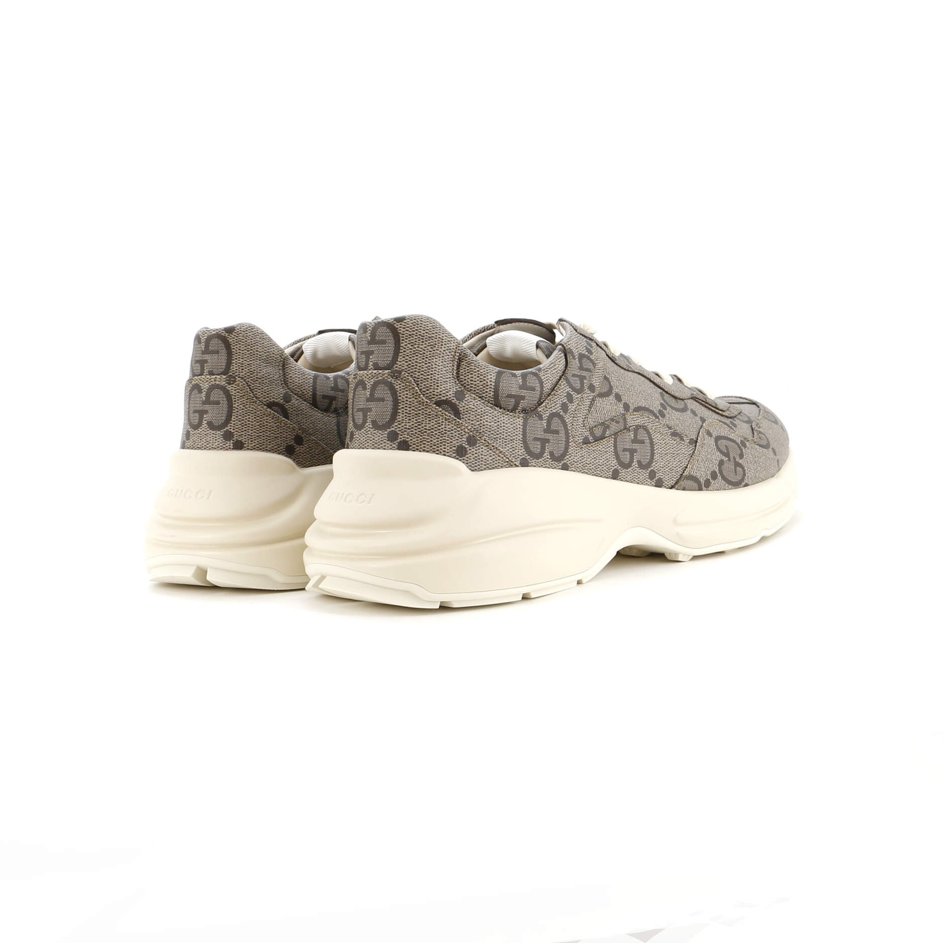 Rhyton Sneakers Jumbo GG Coated Canvas