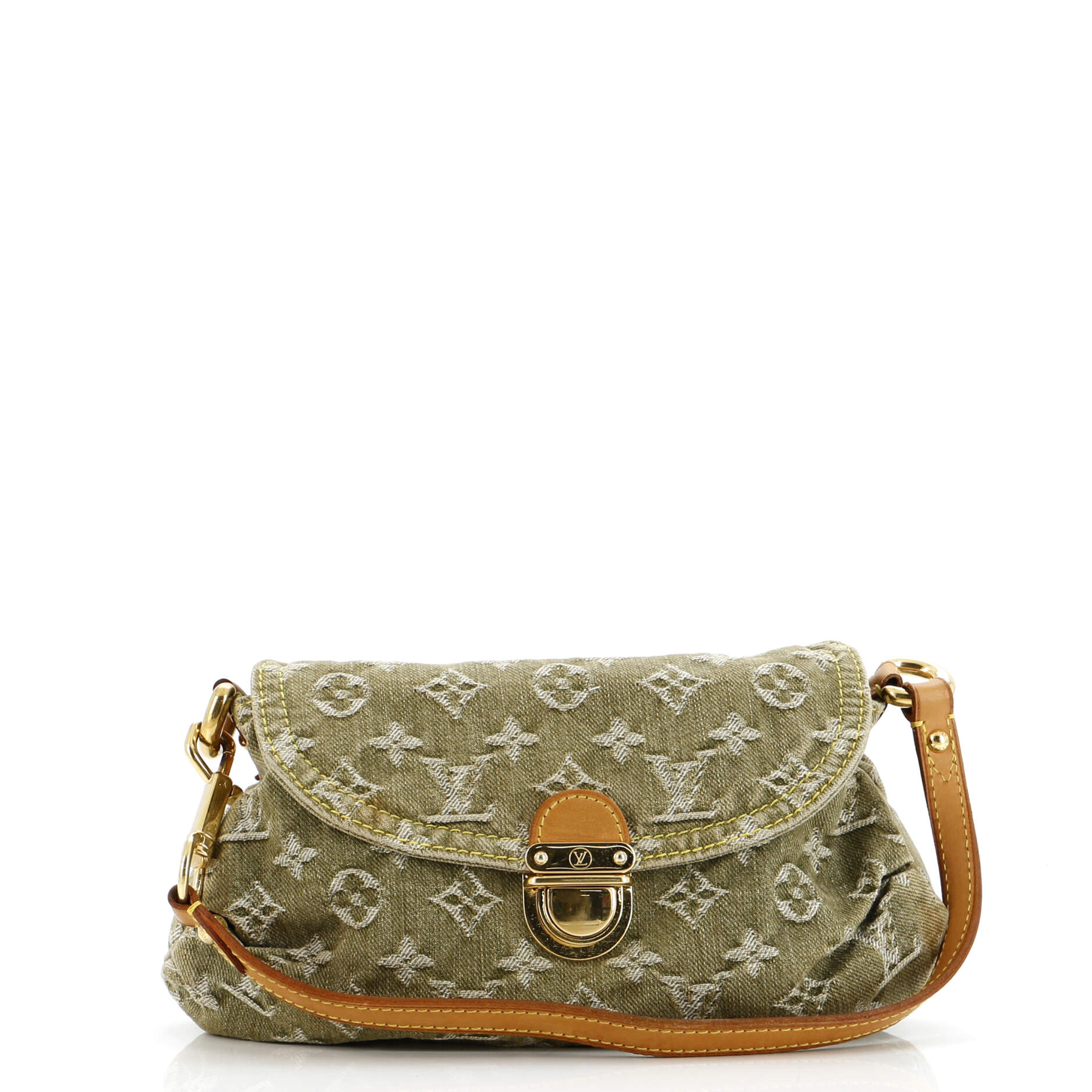 Pleaty Handbag Denim Mini