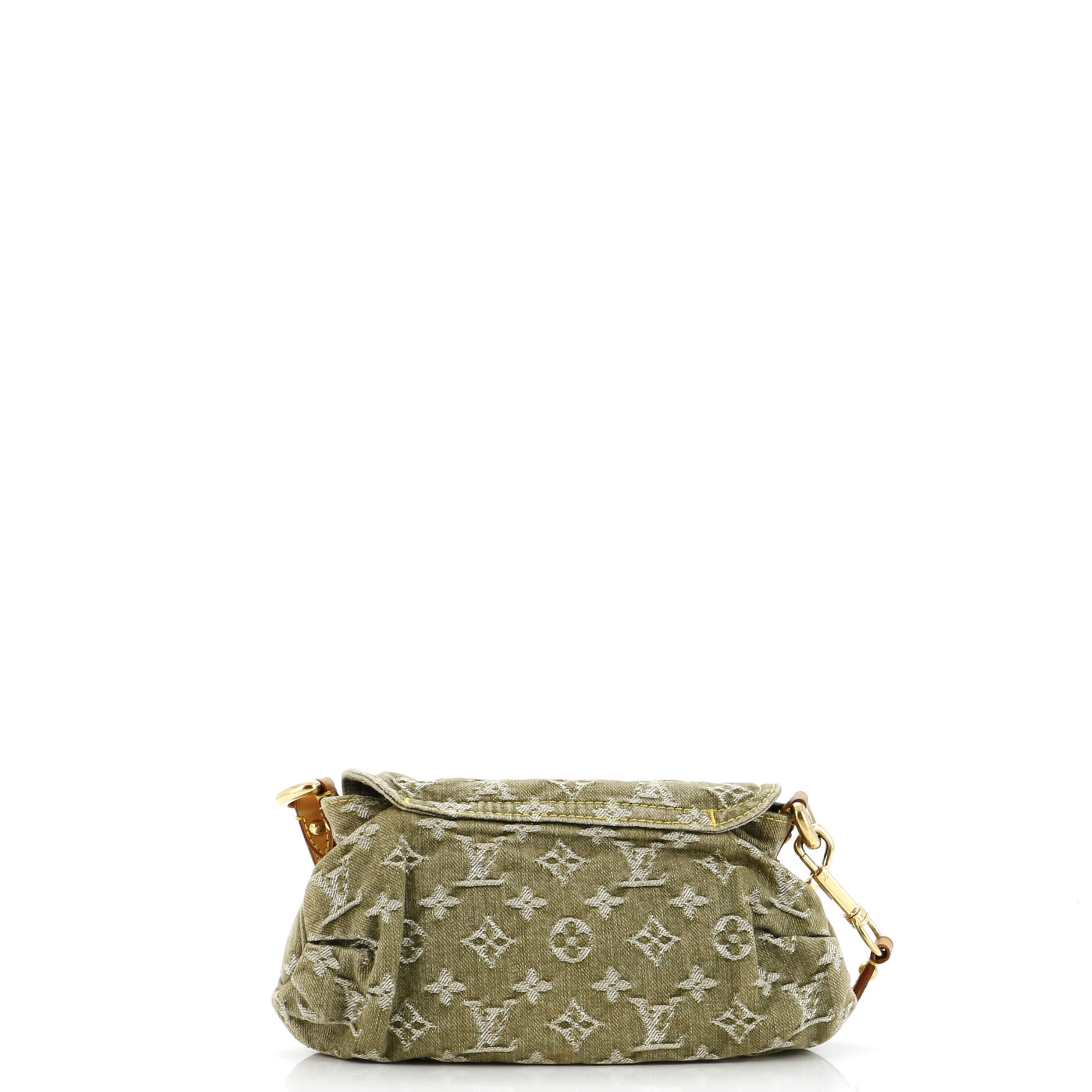 Pleaty Handbag Denim Mini