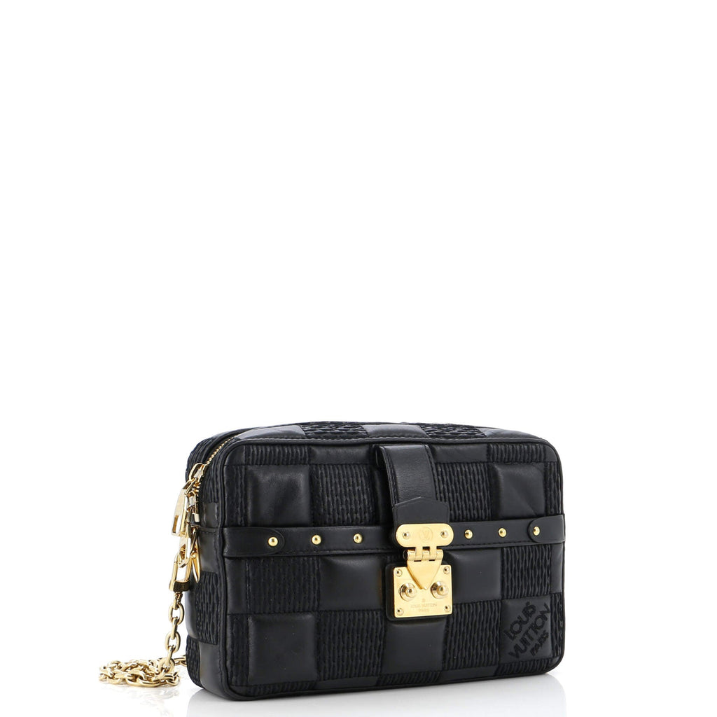 Troca Handbag Damier Quilted Lambskin PM