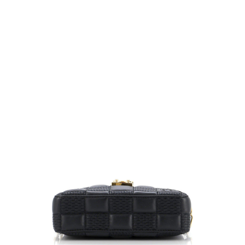 Troca Handbag Damier Quilted Lambskin PM