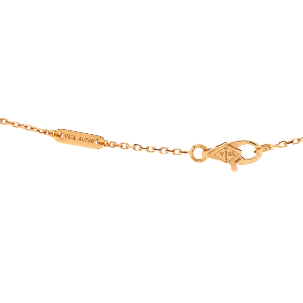 Sweet Alhambra Pendant Necklace 18K Rose Gold