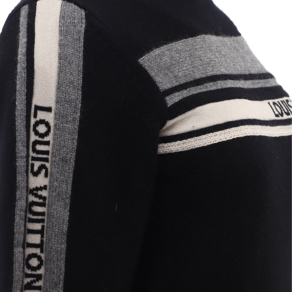 Women's Intarsia Signature Crewneck Sweater Cashmere