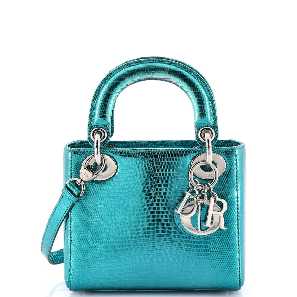 Lady Dior Bag Lizard Mini