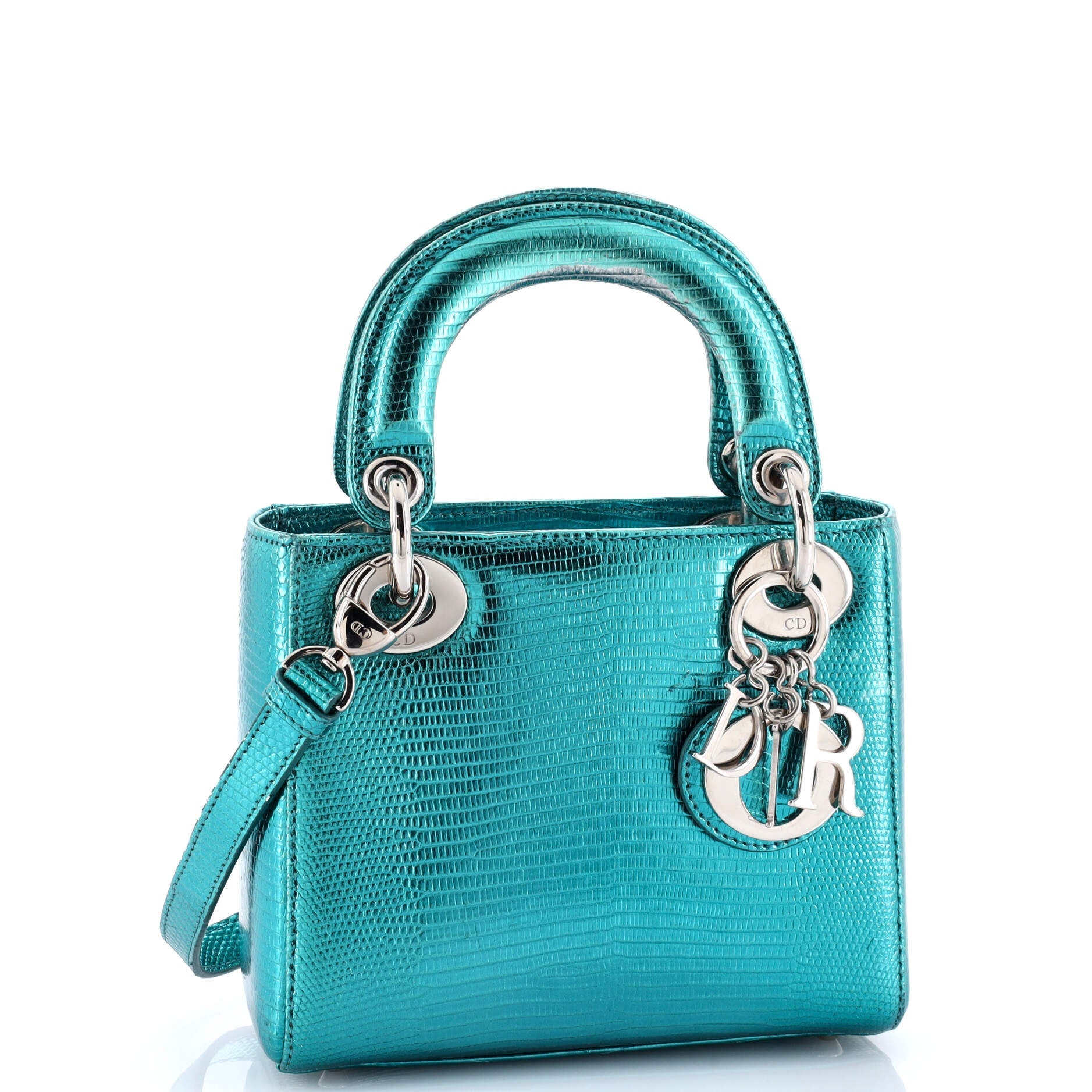 Lady Dior Bag Lizard Mini