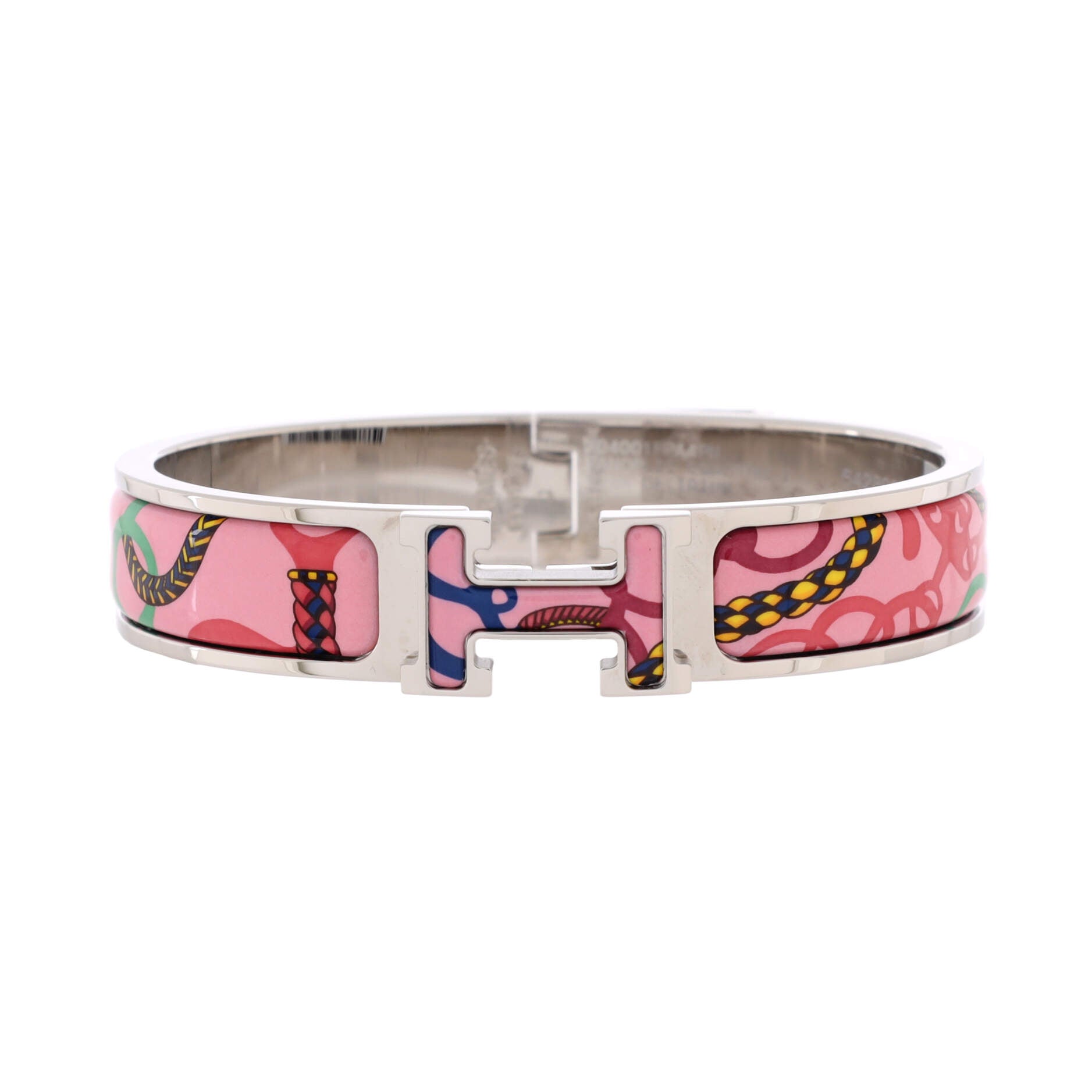 Clic H Bracelet Printed Enamel Narrow