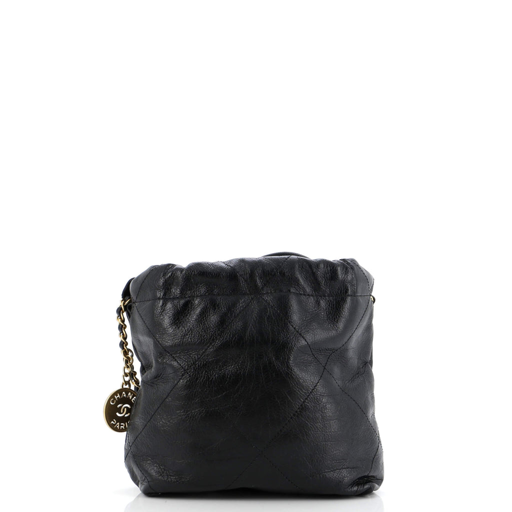 22 Chain Hobo Quilted Calfskin with Pearl Chain Mini