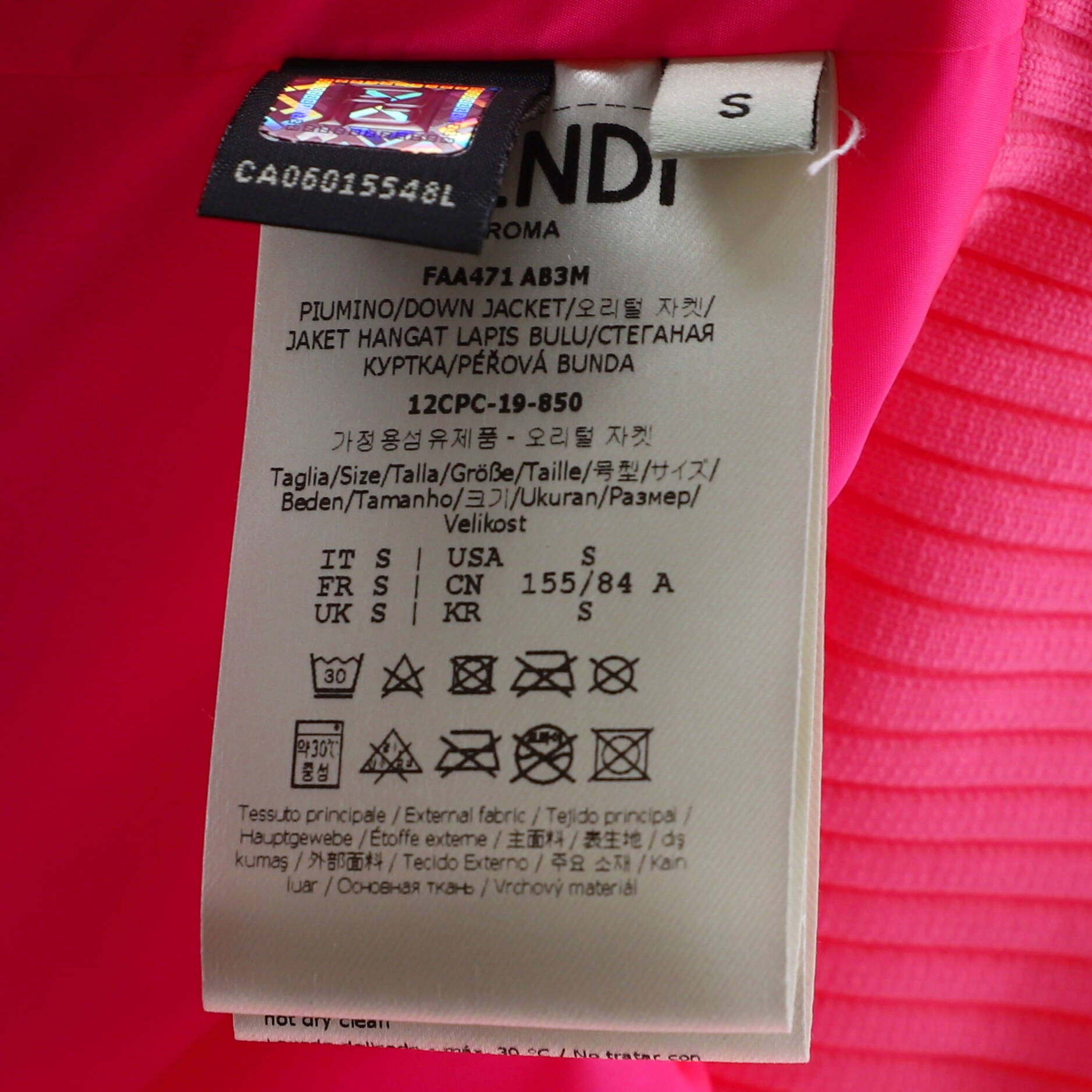 x Nicki Minaj Women's Puffer Coat Zucca Lycra with Down