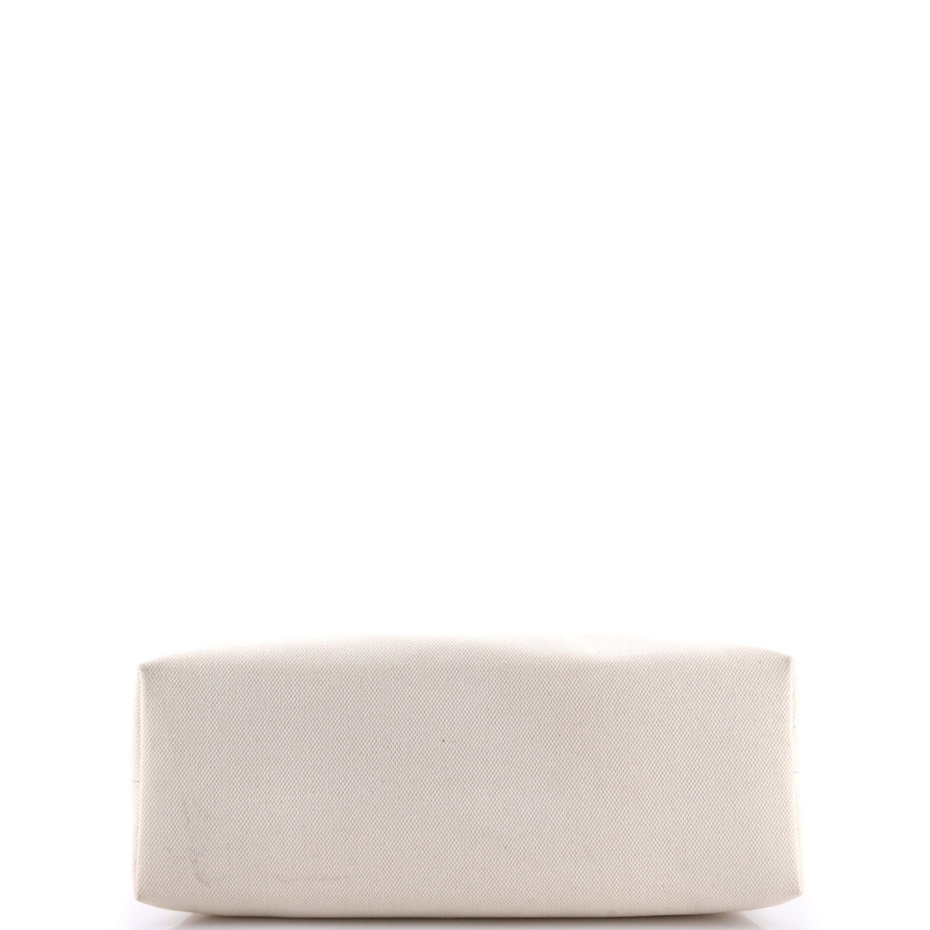 Horizontal Cabas Tote Canvas with Leather