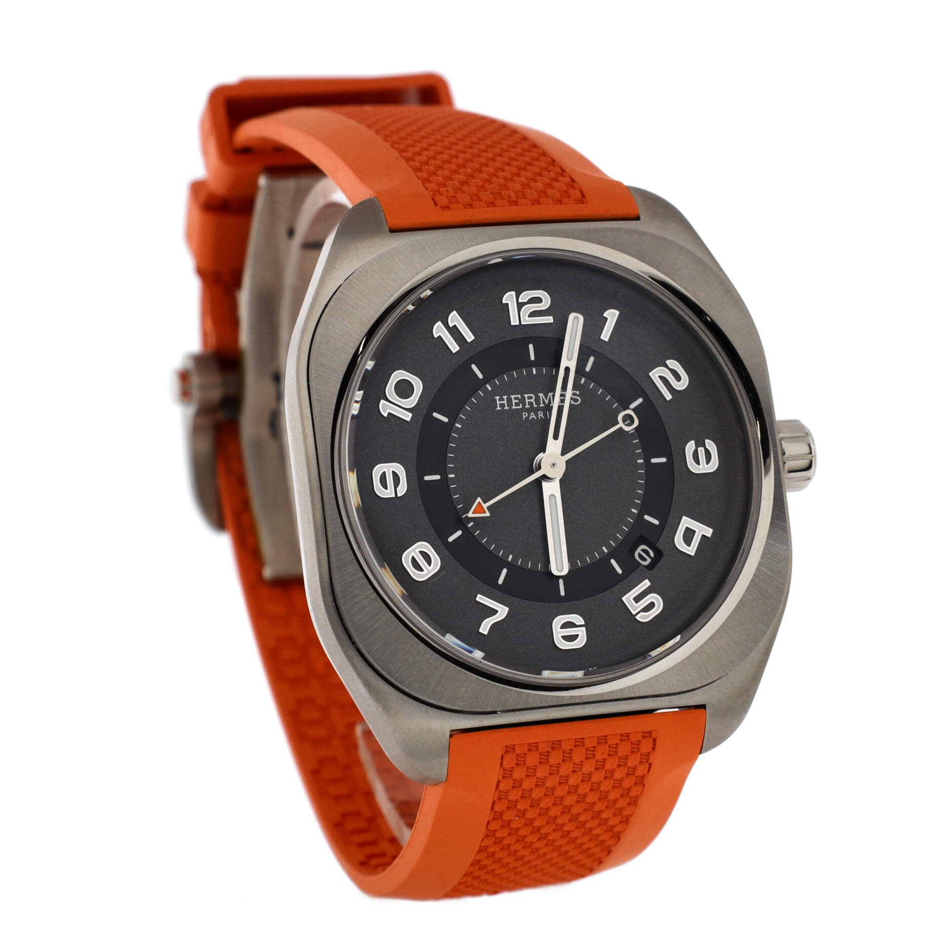 H08 Automatic Watch DLC Titanium and Rubber 39