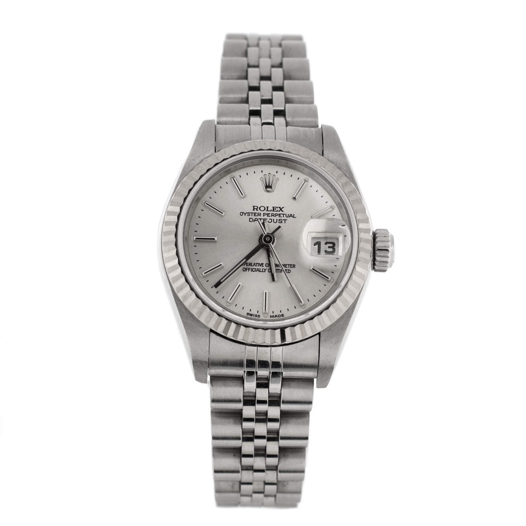 Oyster Perpetual Datejust Automatic Watch Stainless Steel and White Gold 26