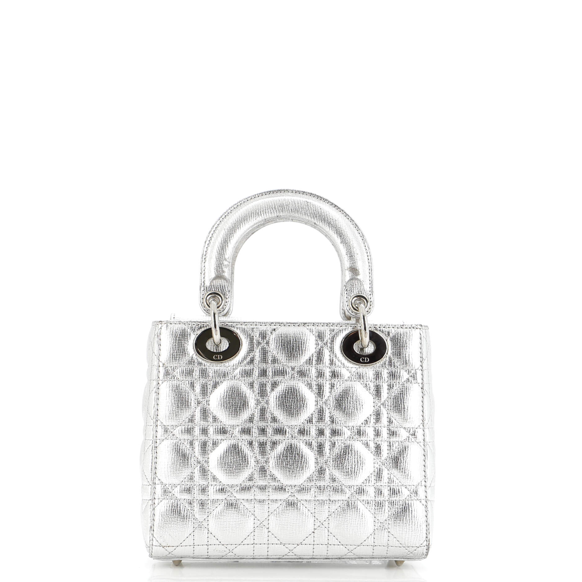 My ABCDior Lady Dior Bag Metallic Cannage Quilt Leather