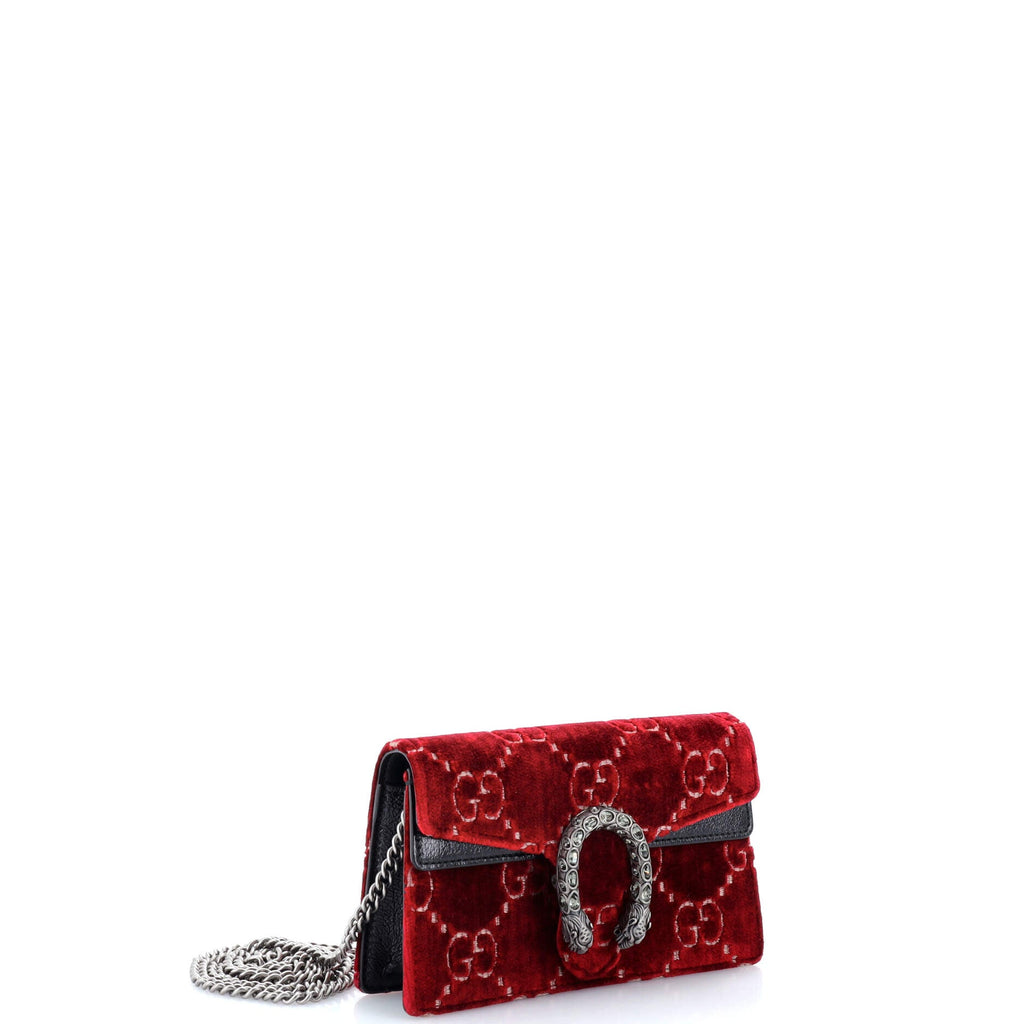Dionysus Bag GG Velvet Super Mini