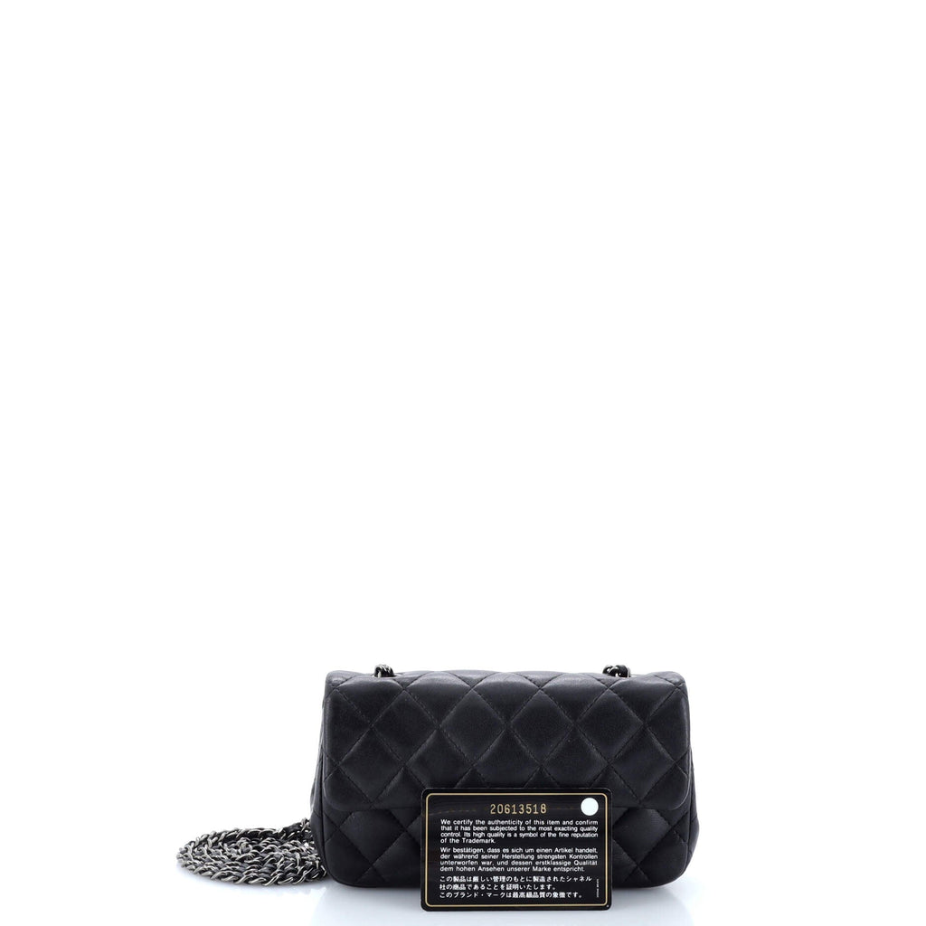Classic Single Flap Bag Quilted Lambskin Extra Mini