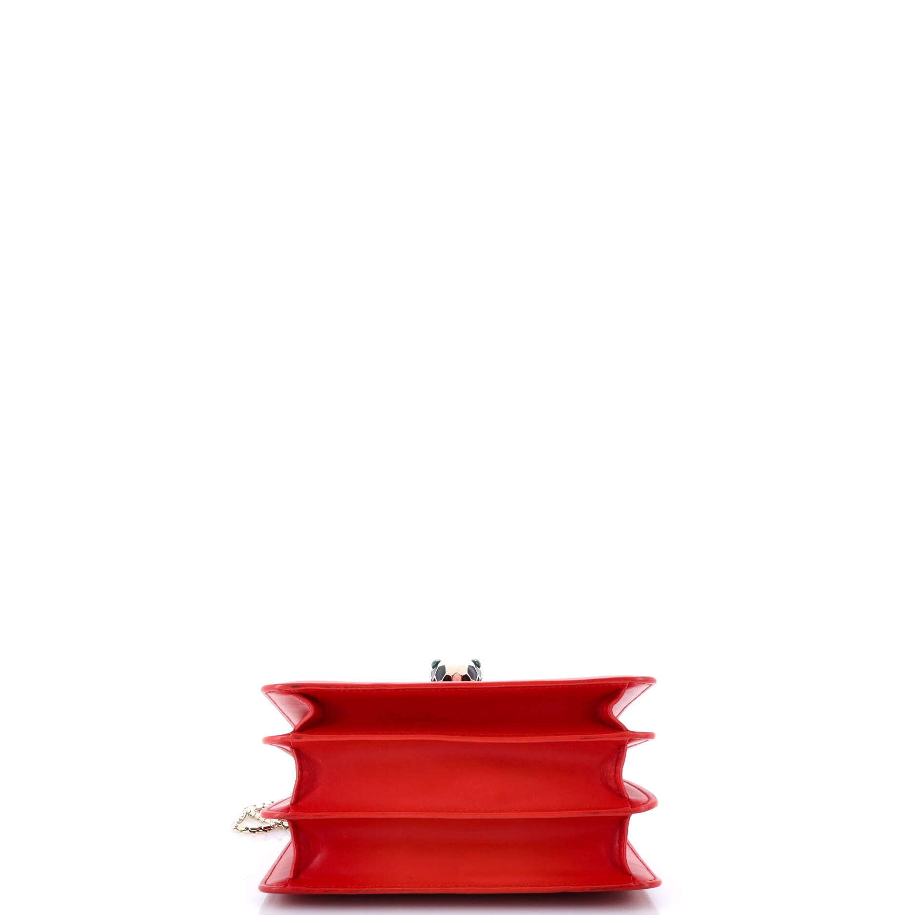 Serpenti Forever Top Handle Bag Leather and Stingray Small