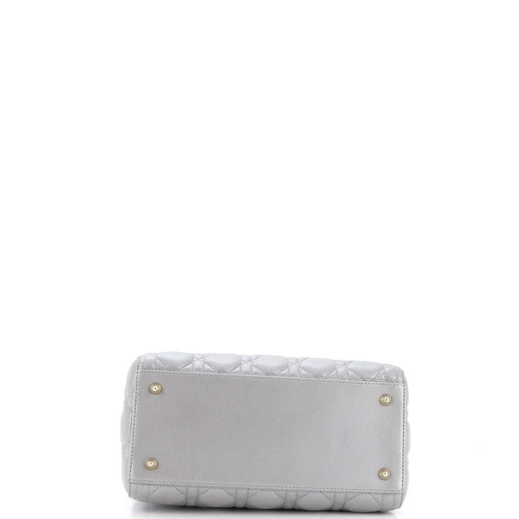 Lady Dior Bag Cannage Quilt Lambskin Medium