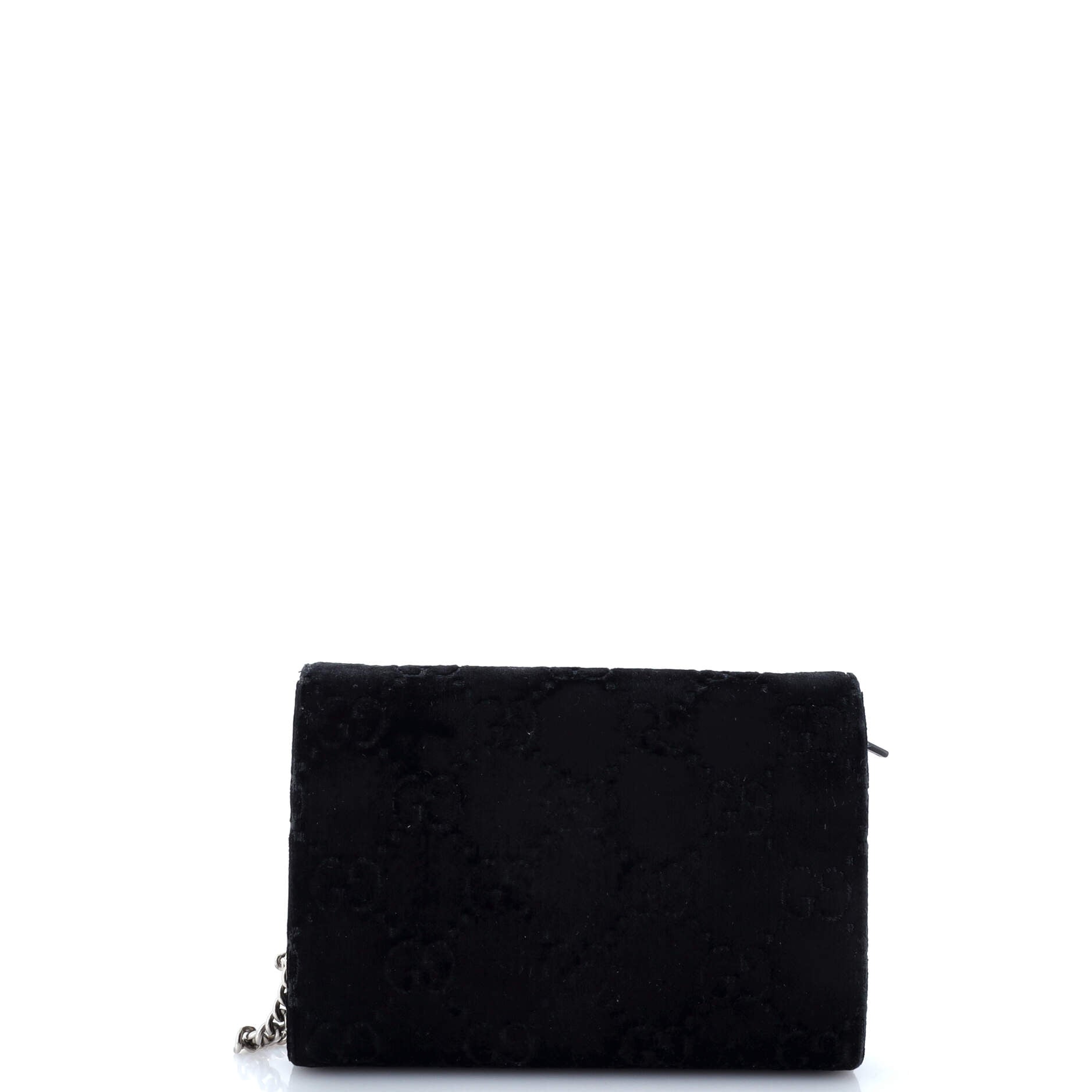 Dionysus Chain Wallet GG Velvet Small