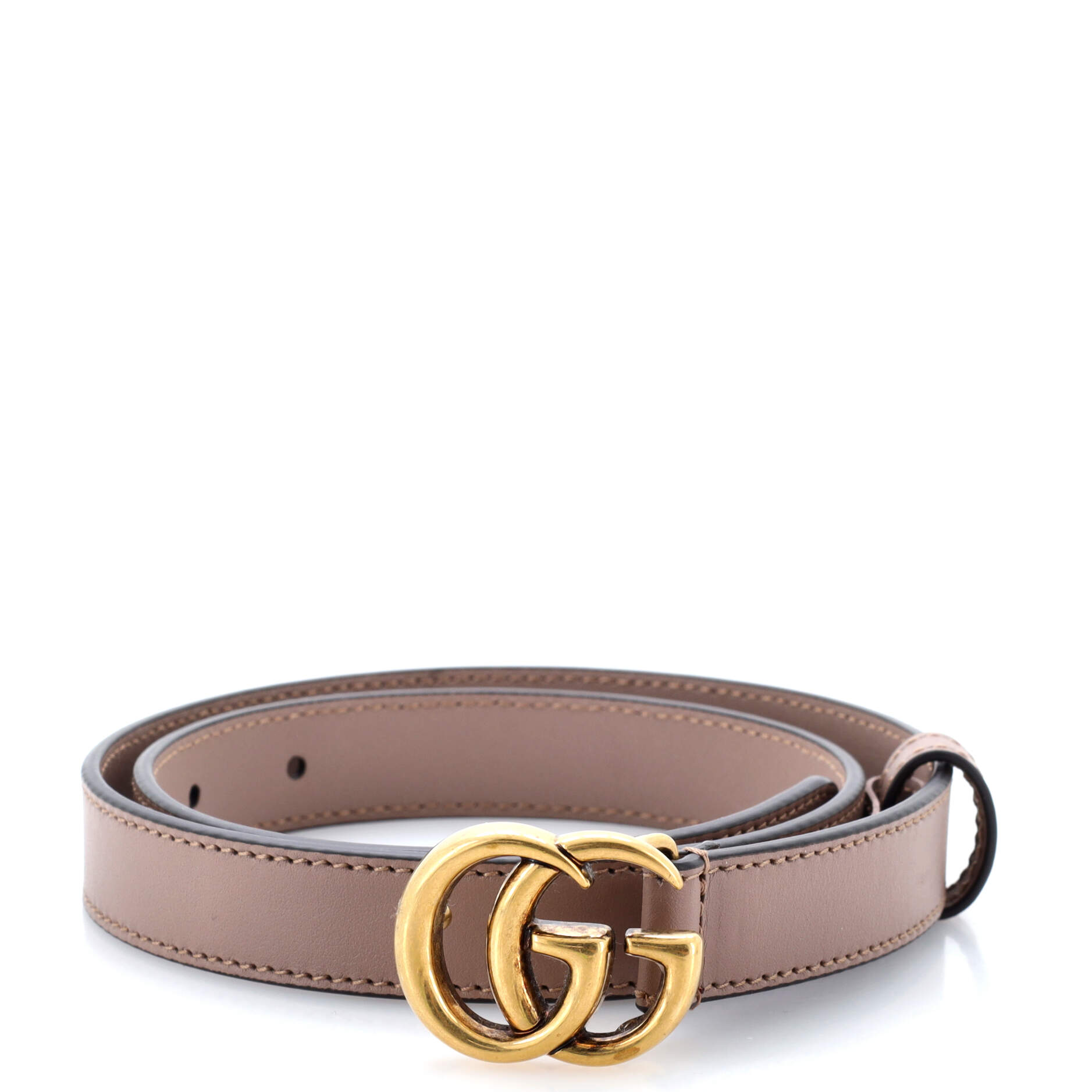 GG Marmont Belt Leather Thin 65