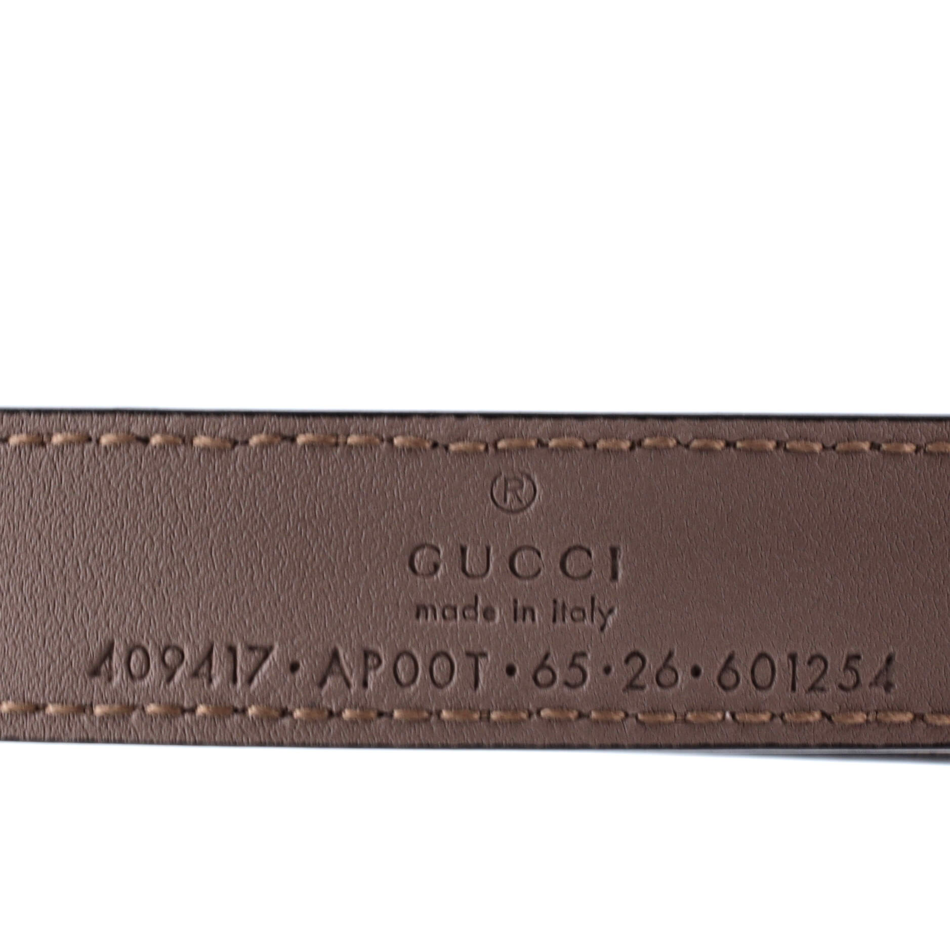 GG Marmont Belt Leather Thin 65