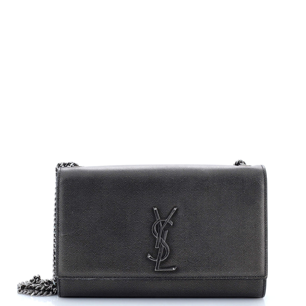 Classic Monogram Crossbody Bag Grainy Leather Medium